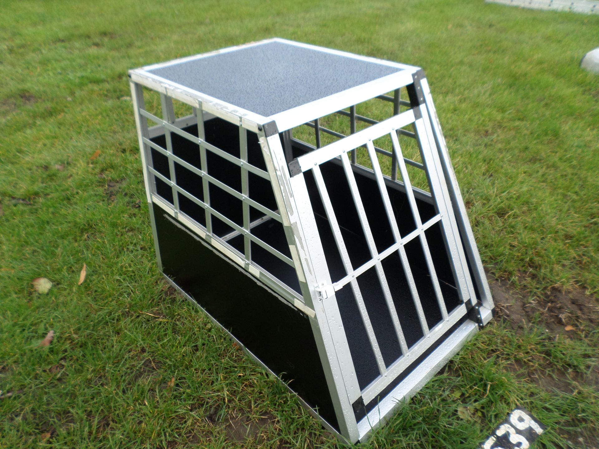 Large dog transport cage NO VAT, 70cm high, 60cm wide, 90cm front to back at the bottom