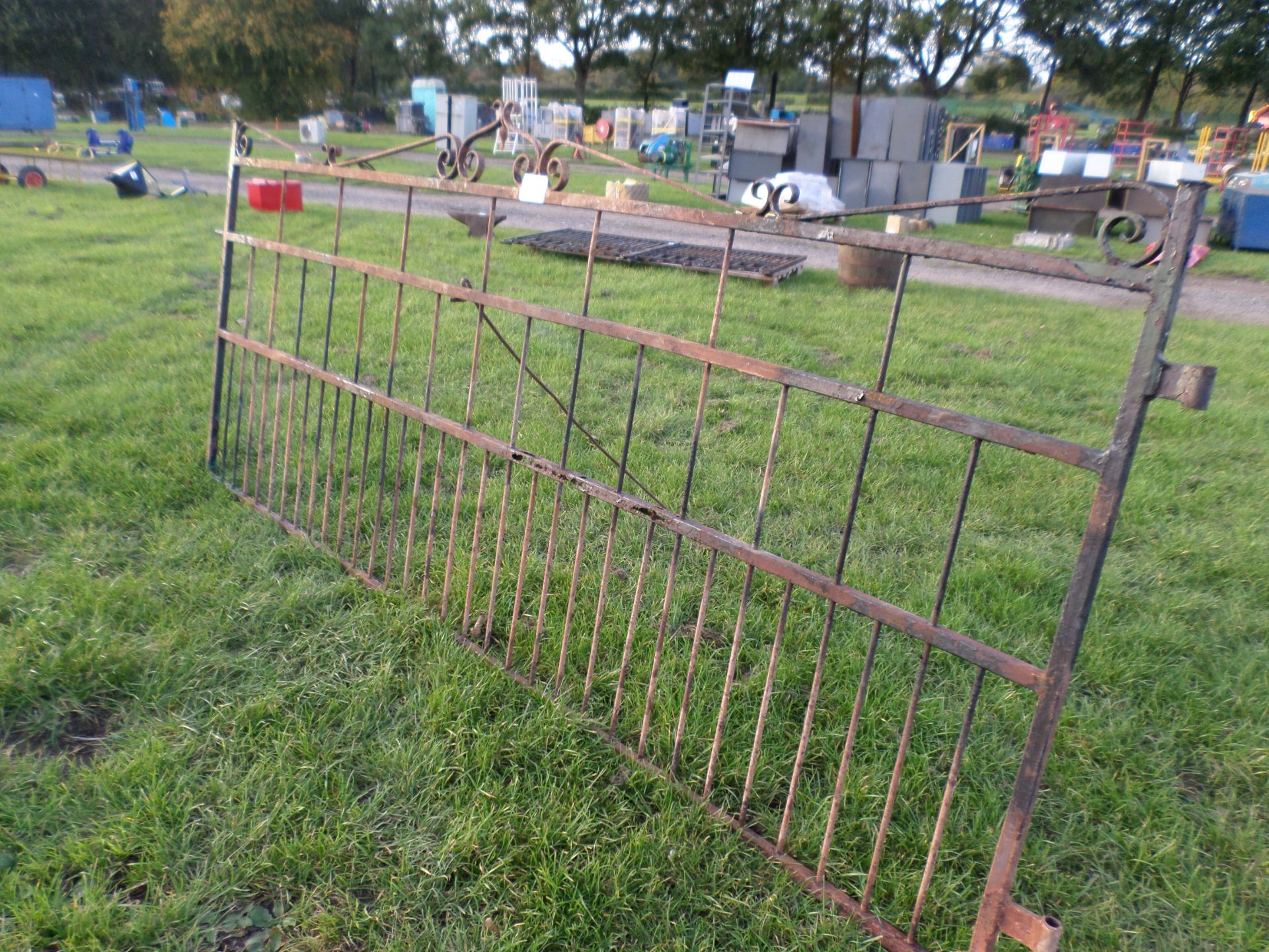 Old black metal gate NO VAT