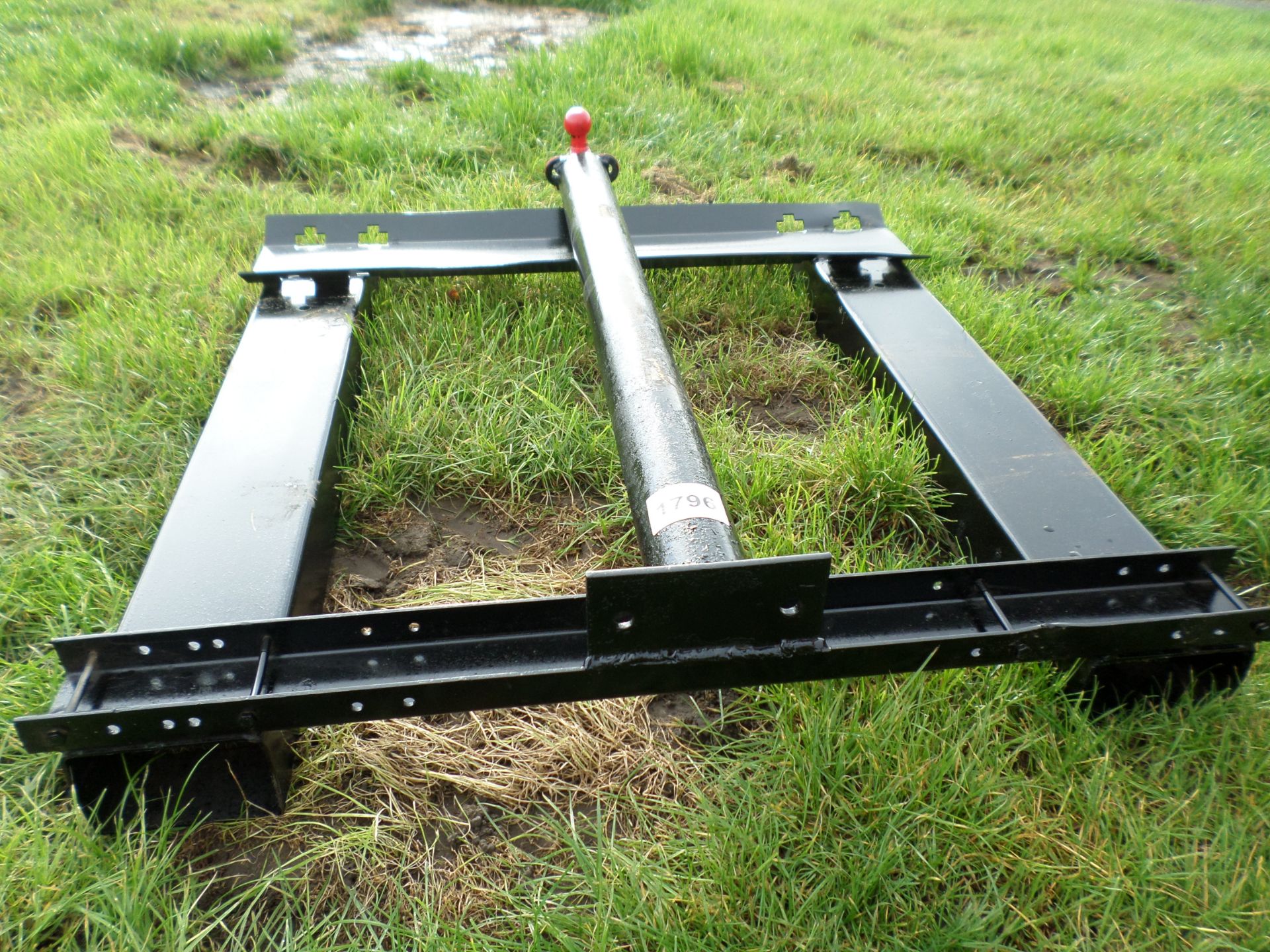 Forklift attachment for moving trailers etc