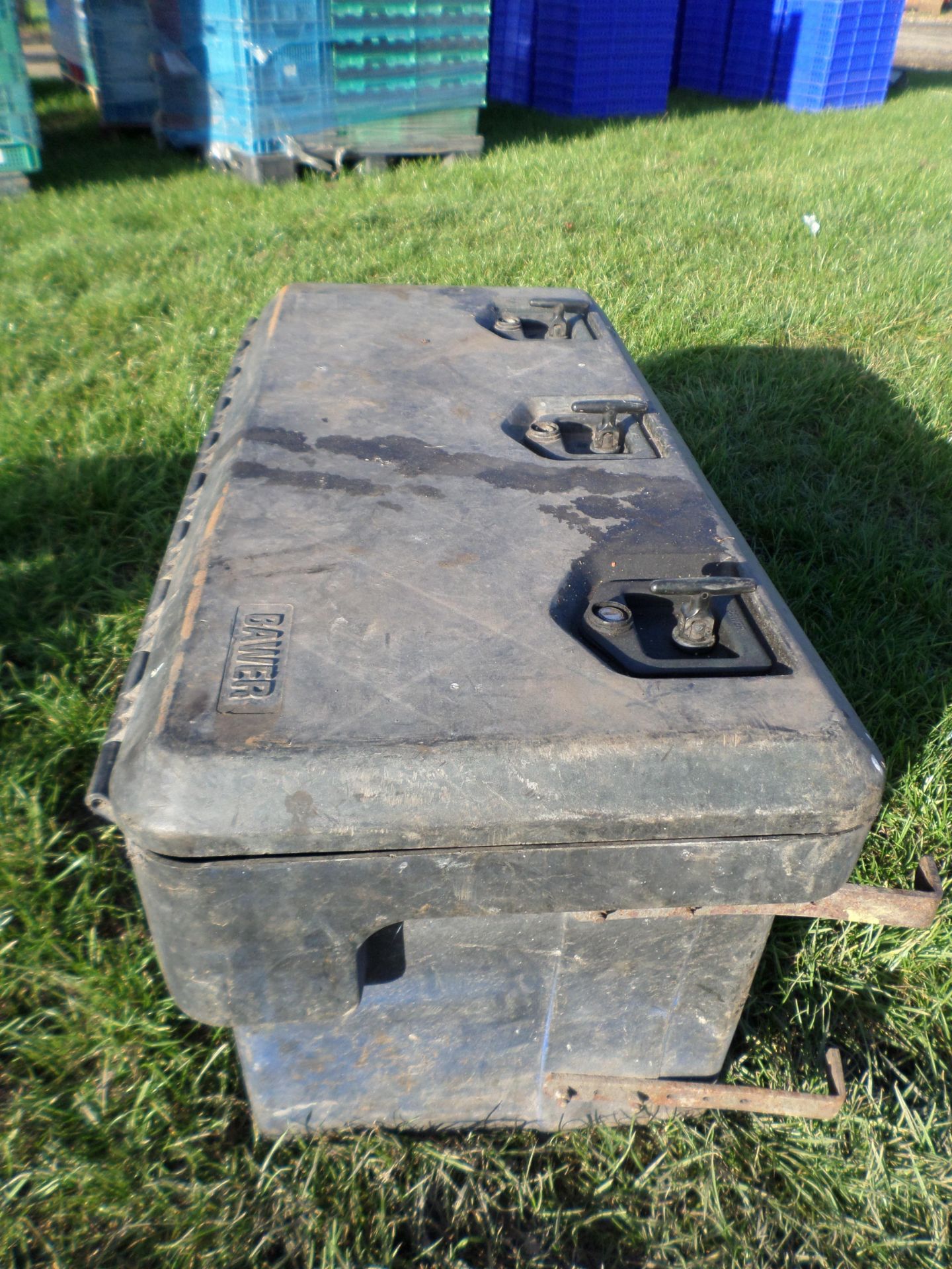 Strap/tool box for bale trailer, NO VAT - Image 2 of 2