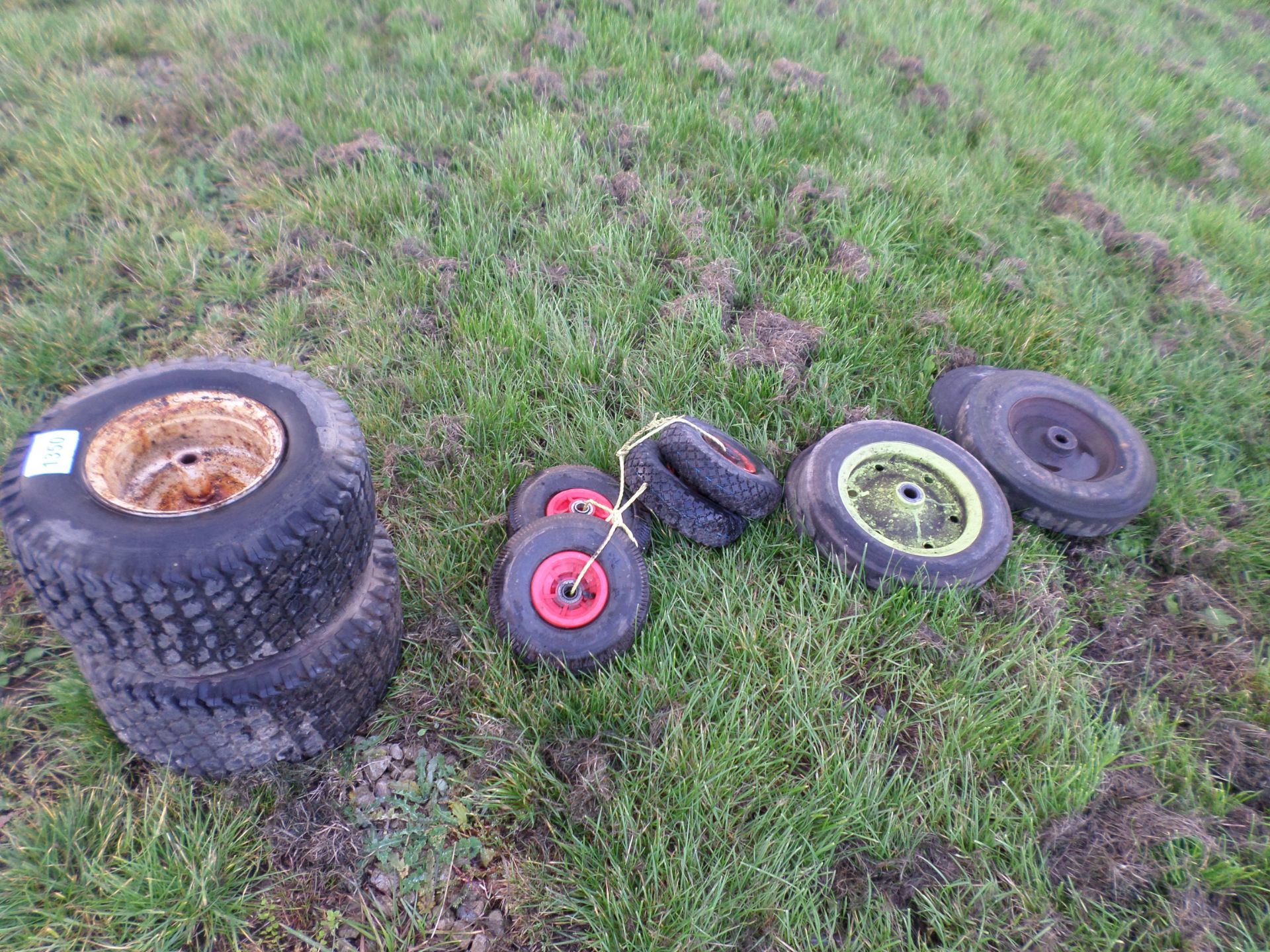 Various trailer and trolley wheels, NO VAT - Image 3 of 3