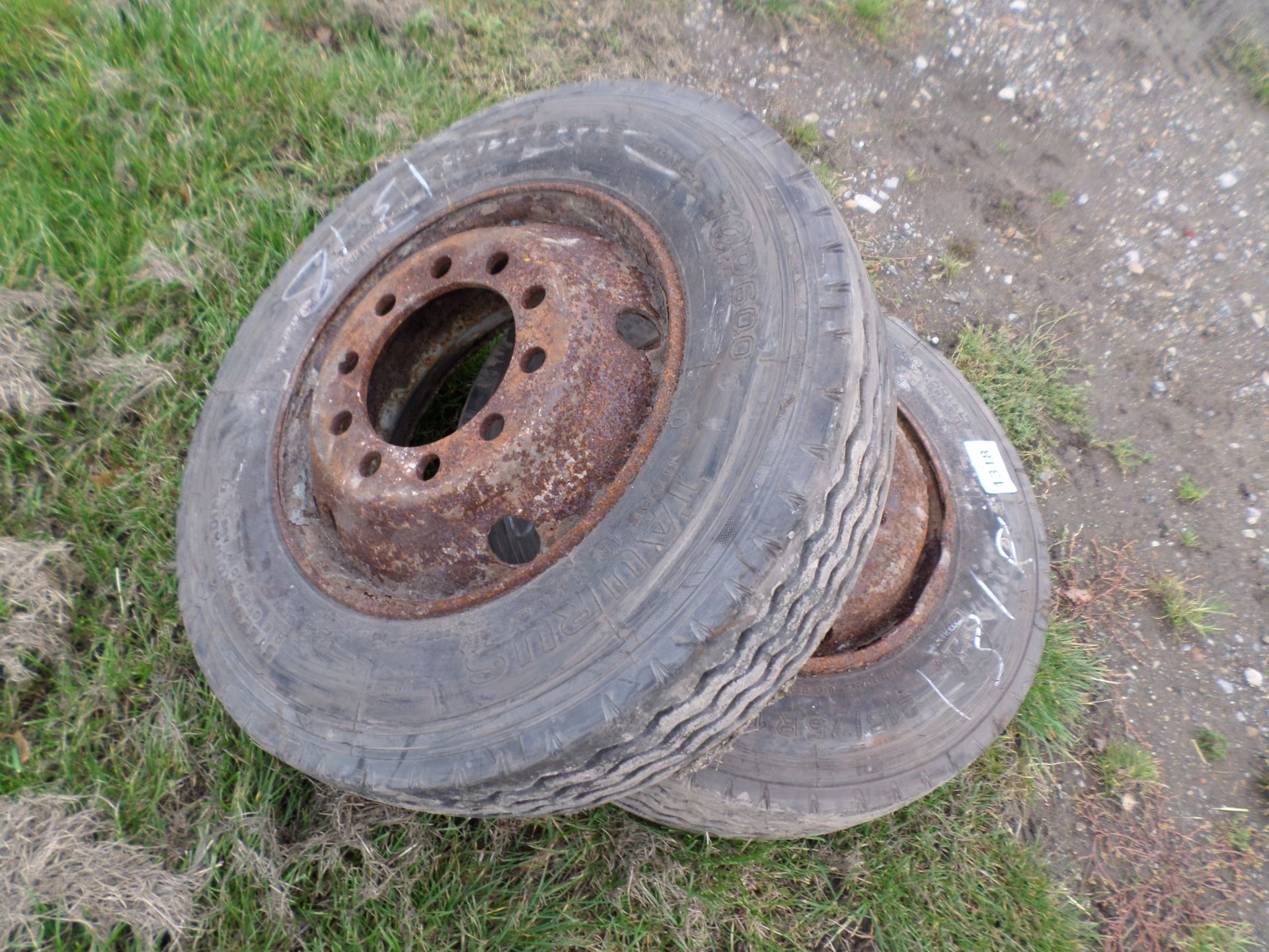 2 trailer tyres 215/75/17.5 - Image 2 of 3