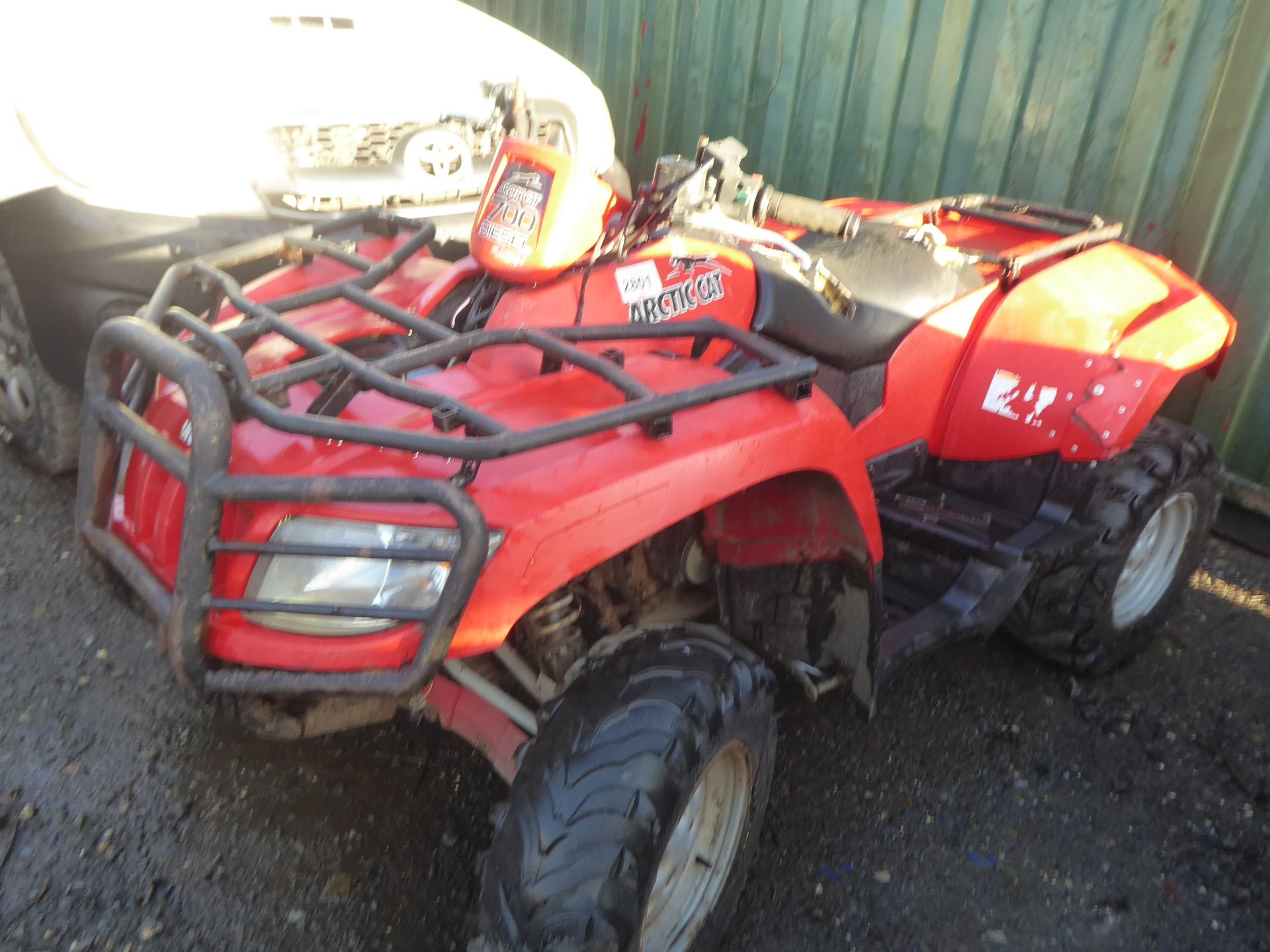 Arctic Cat 700 4x4 diesel quad with key, no V5