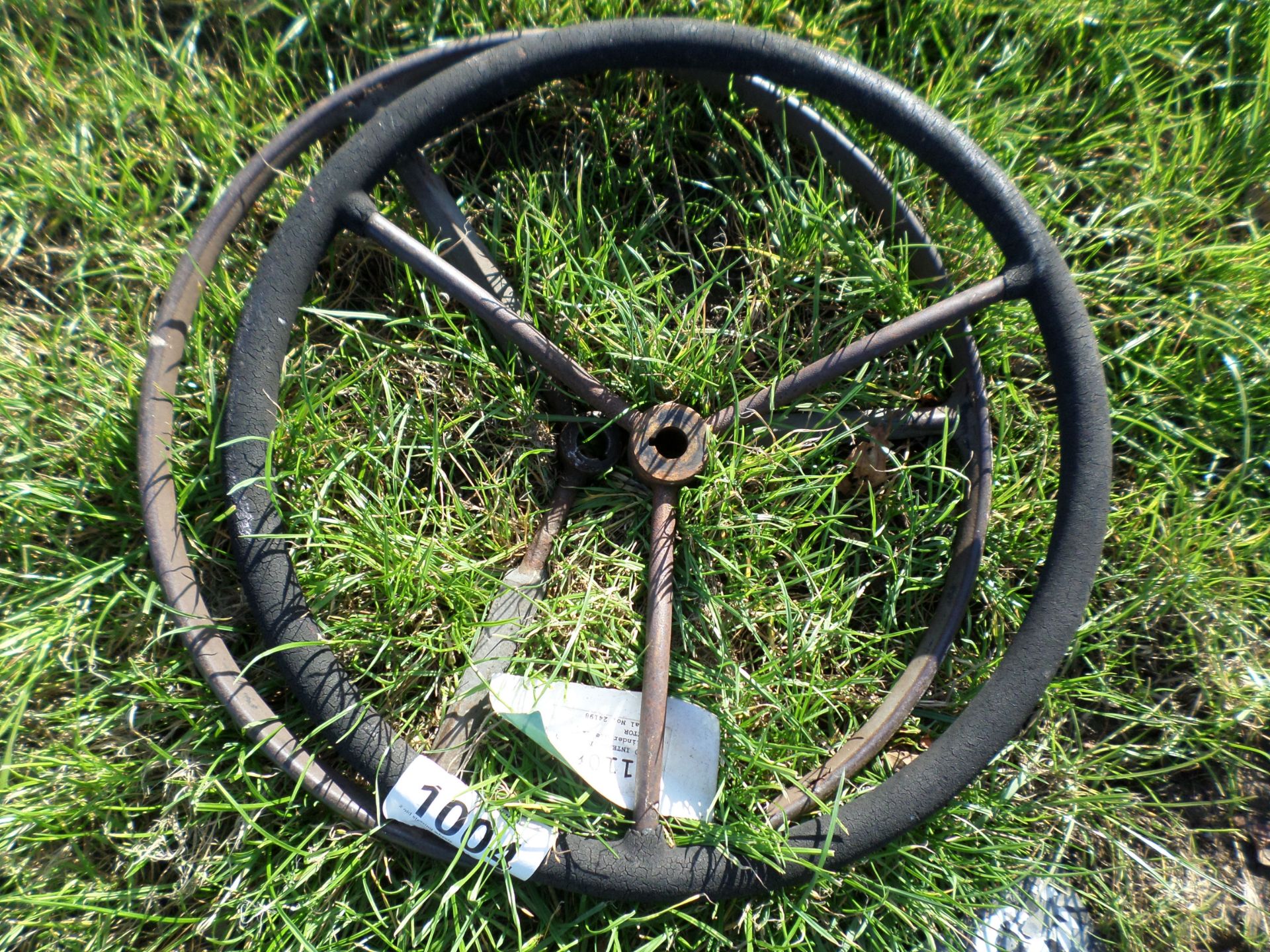 2 old steering wheels, NO VAT