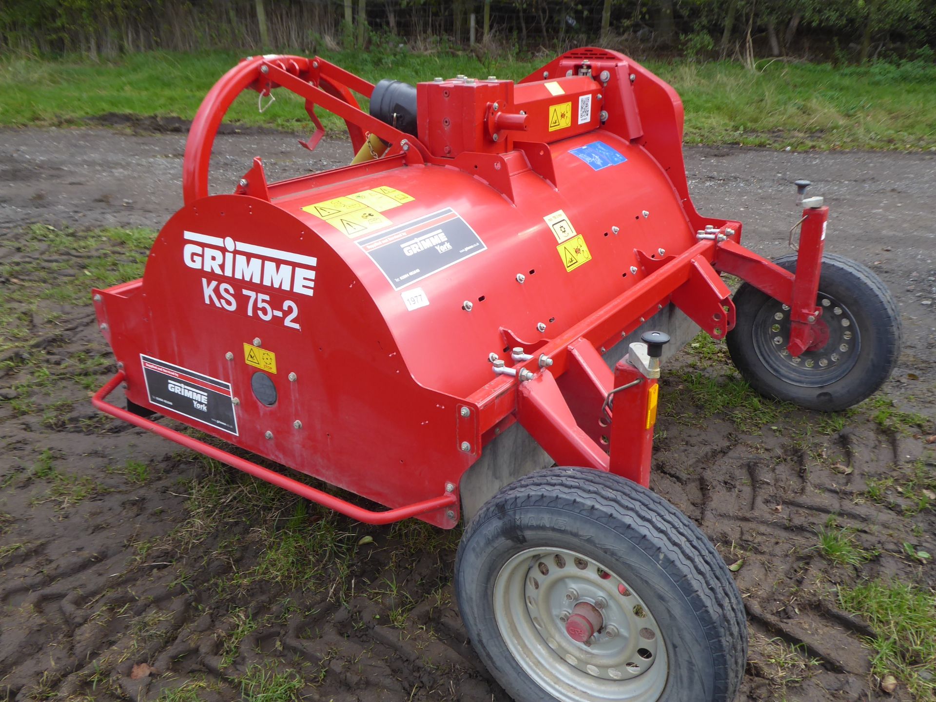 Grimme 75-2 potato topper with PTO, c. 2018 - Image 3 of 3