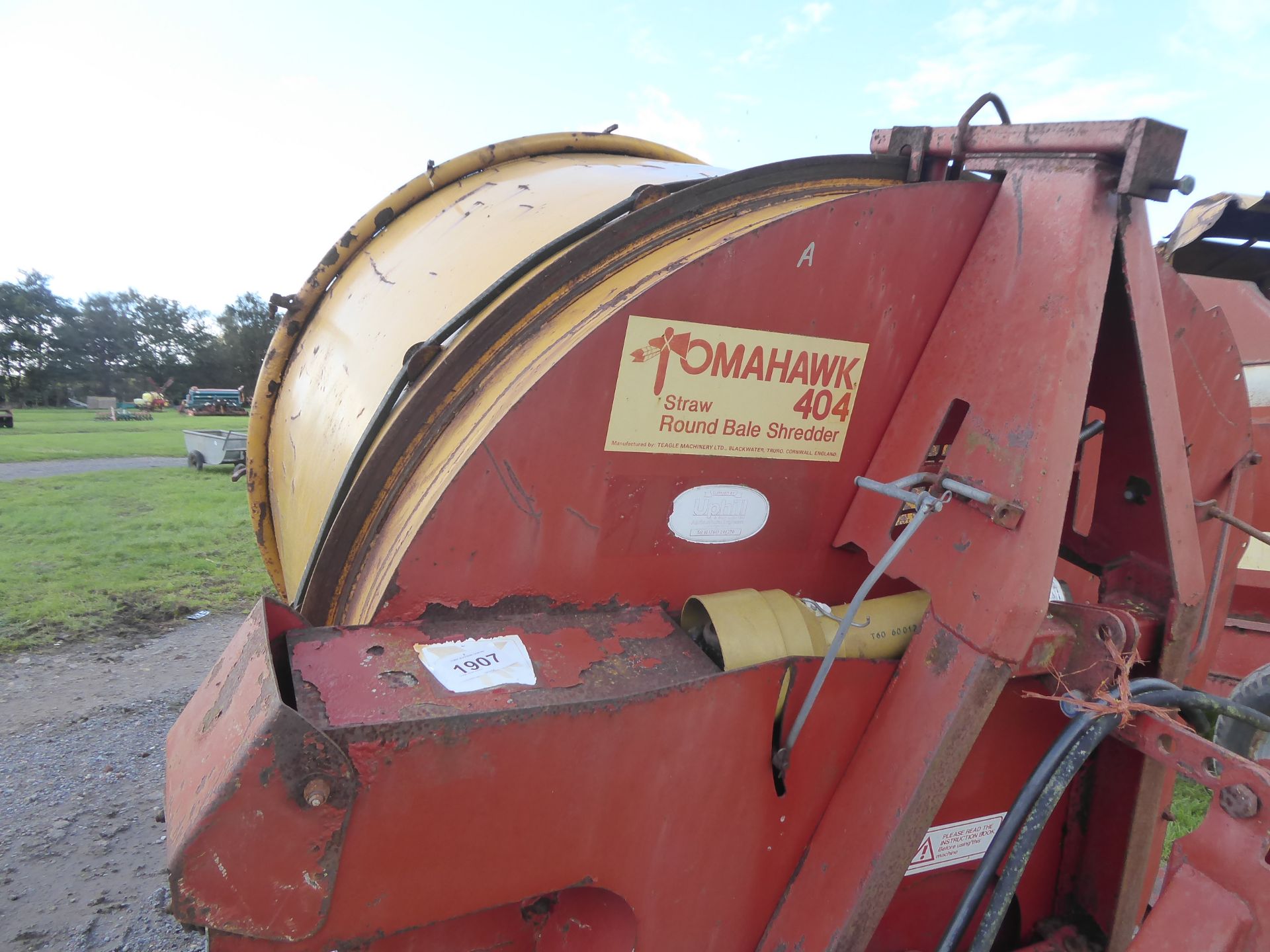 Teagle tomahawk 404 straw bedder - Image 3 of 4