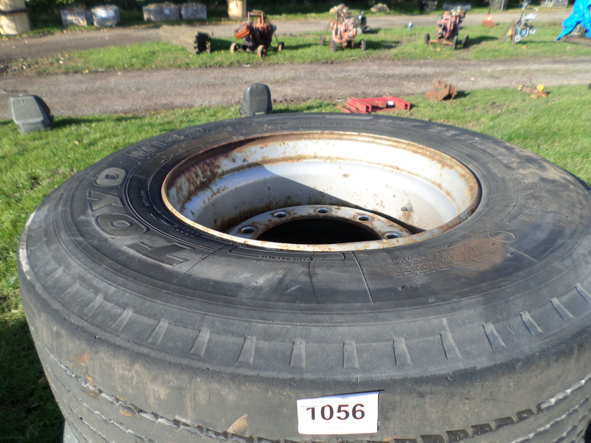 4 tyres and rims 385/65R