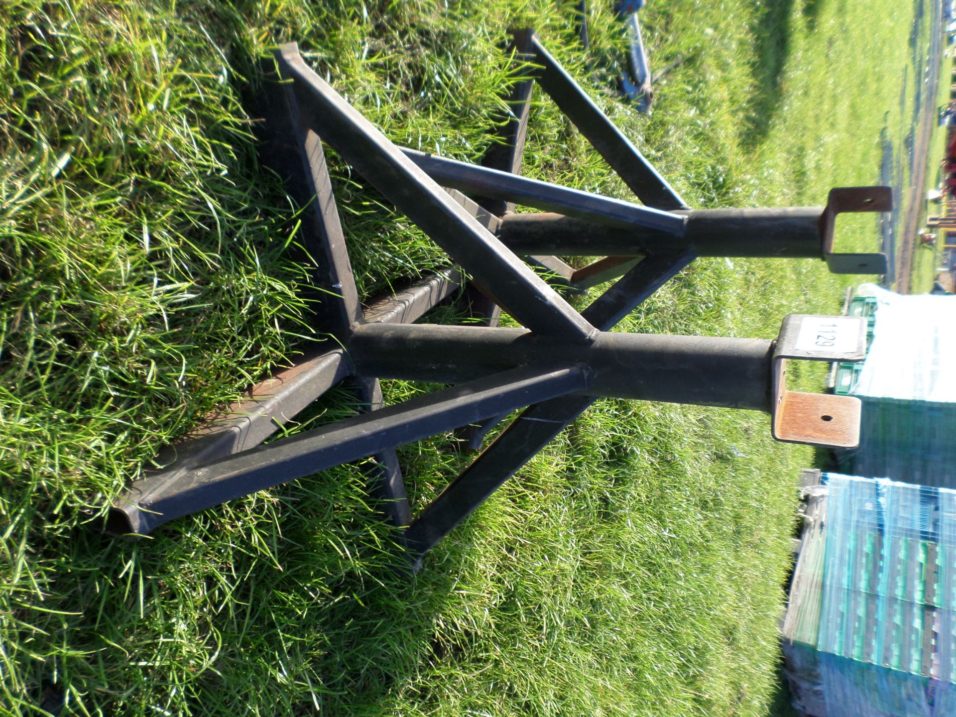 2 heavy duty axle stands/cable drum stands, NO VAT - Image 2 of 2