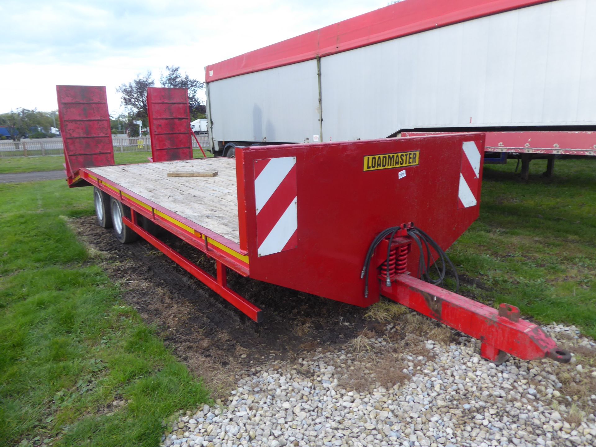 Herbst loadmaster 24ft 12T lowloader trailer, gc, hydraulic ramps, working brakes and lights, o