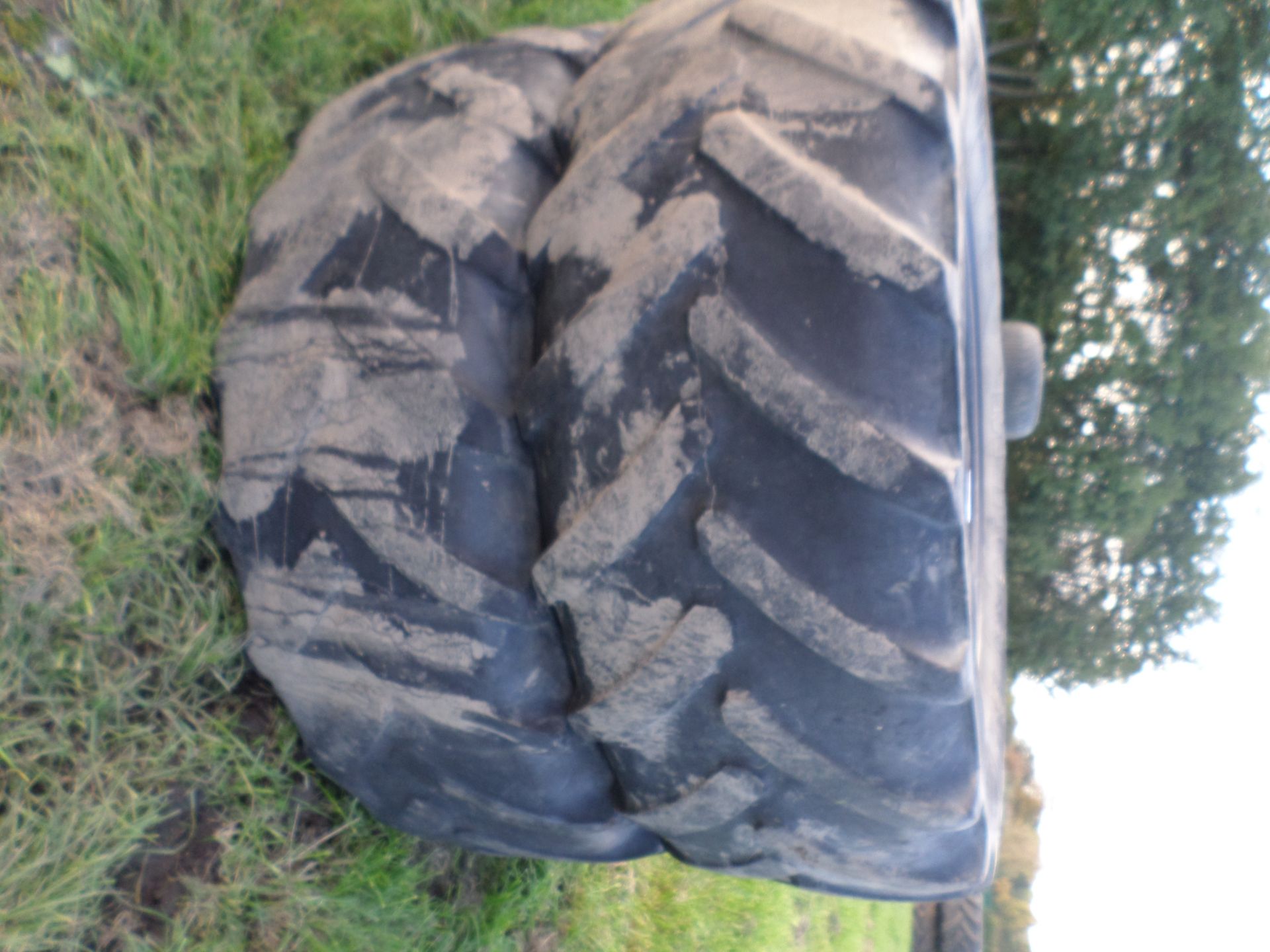 Pair of dual wheel tyres 480/65/28 - Image 2 of 2
