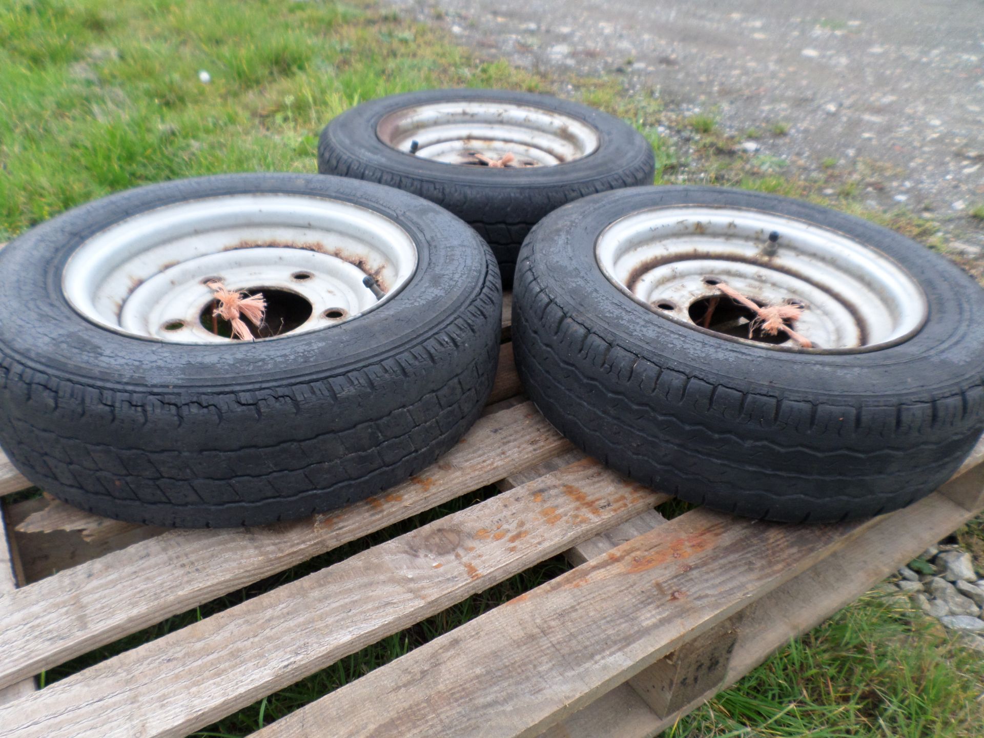 3 Ifor Williams trailer wheels, NO VAT - Image 3 of 3