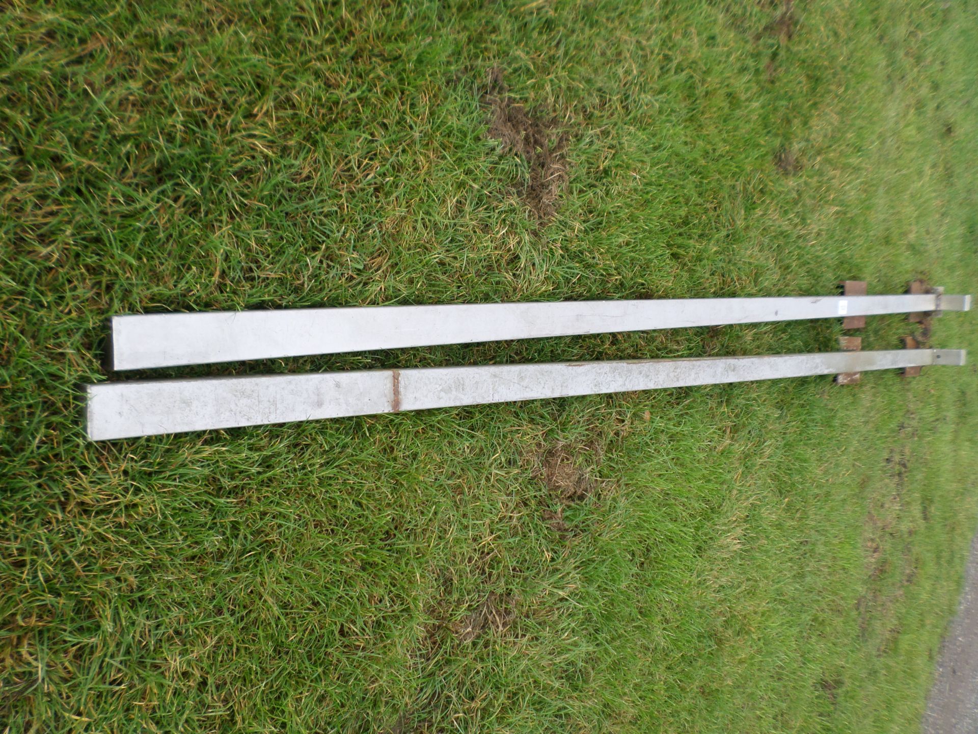 Pair of stainless steel pallet fork extensions NO VAT - Image 3 of 3