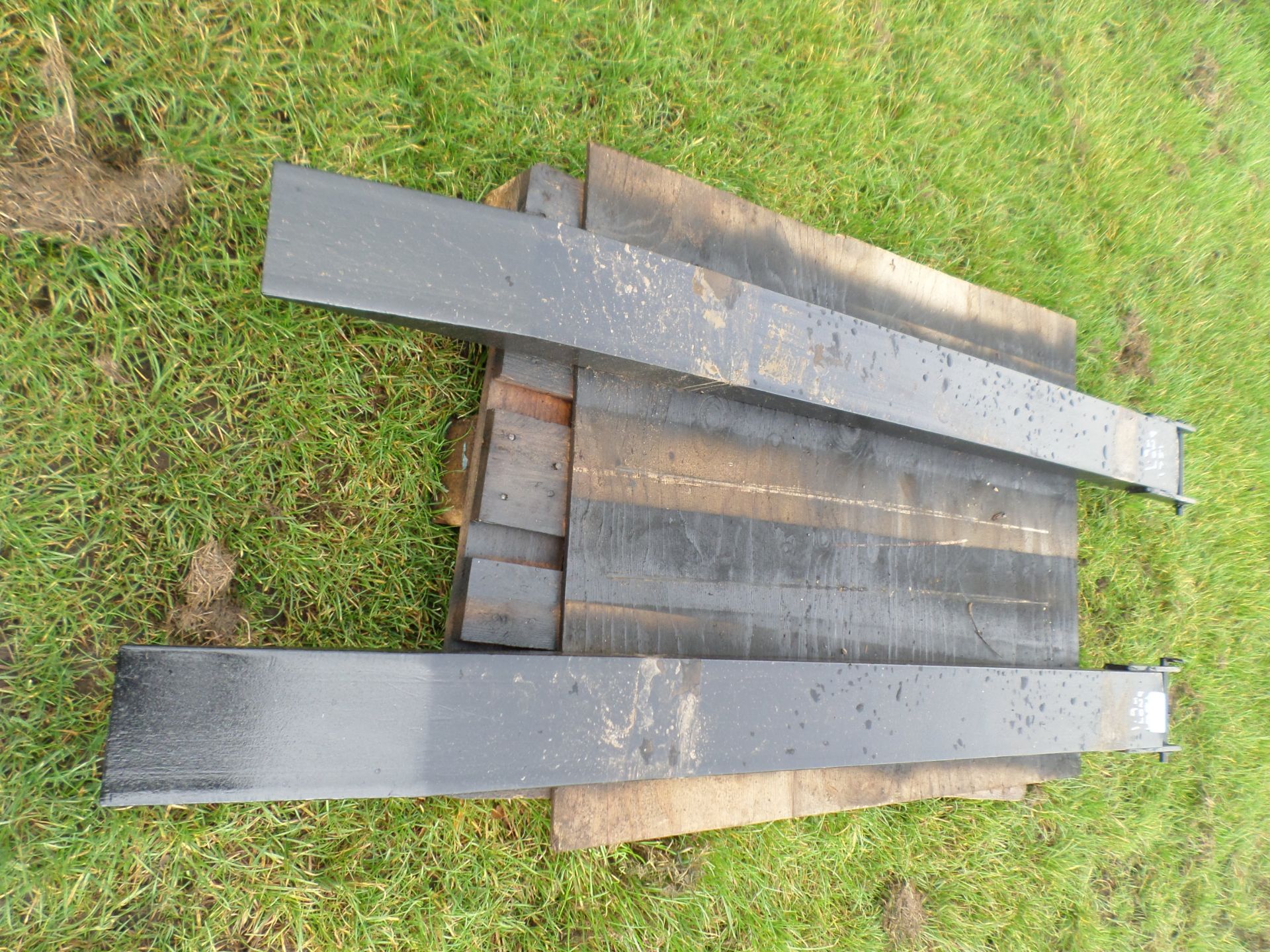 Pair of forklift extension tines, 1.9m long - Image 2 of 2