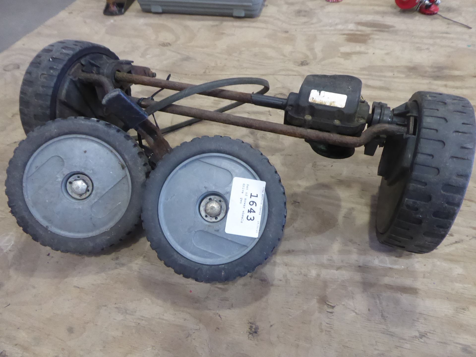 Set of mower wheels, drive, gwo