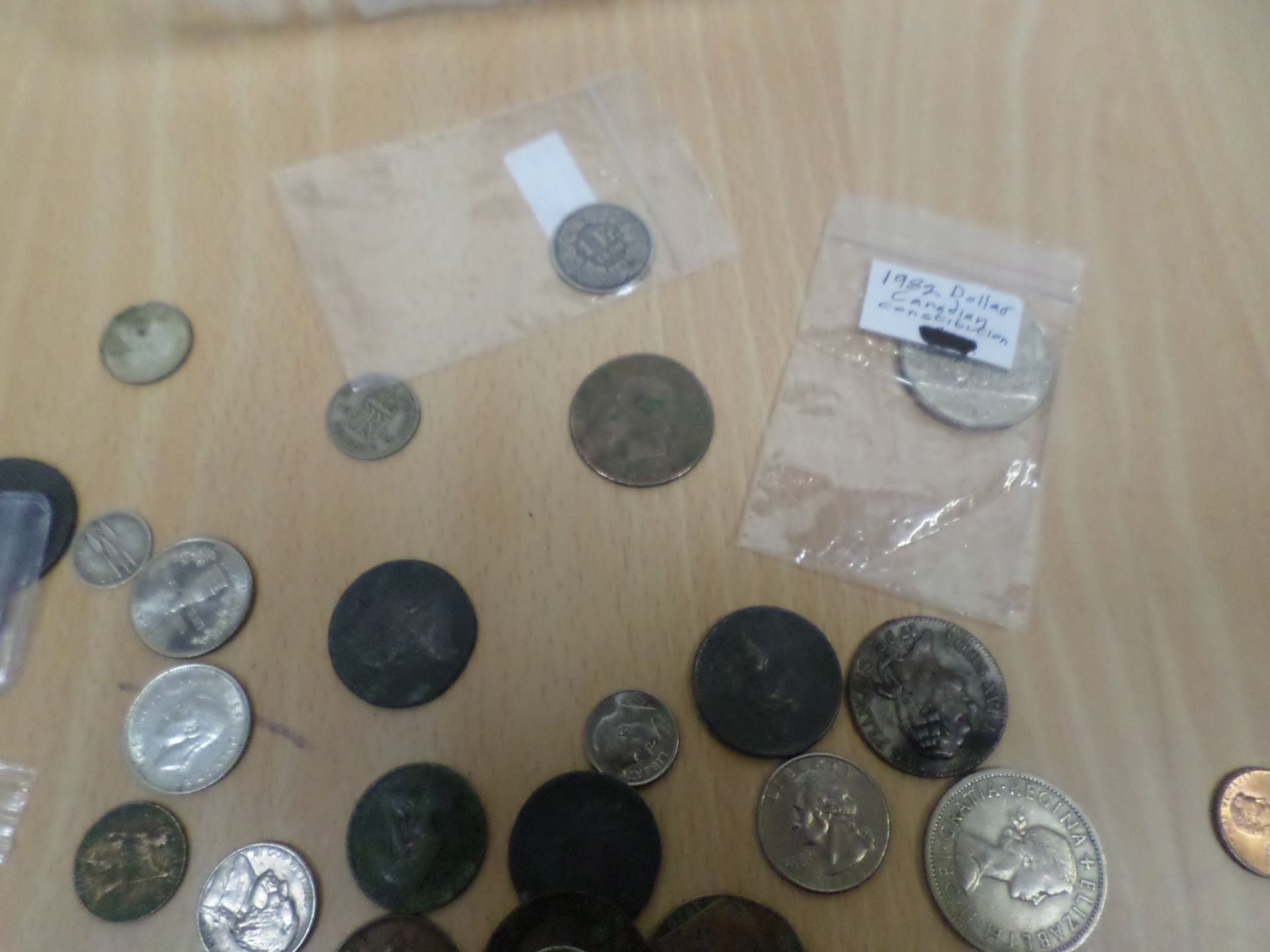 Collection of old coins including 18th century silver - Image 5 of 5