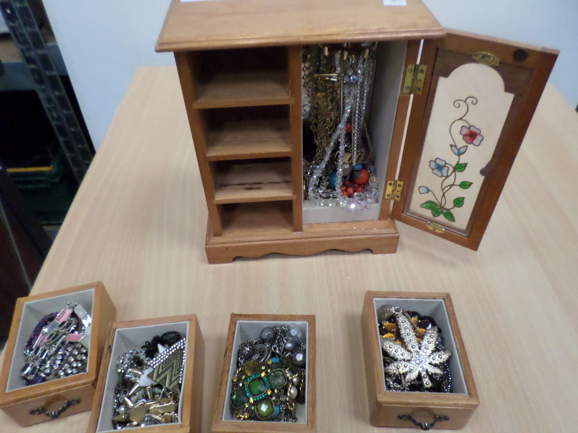 Drawer box of jewellery