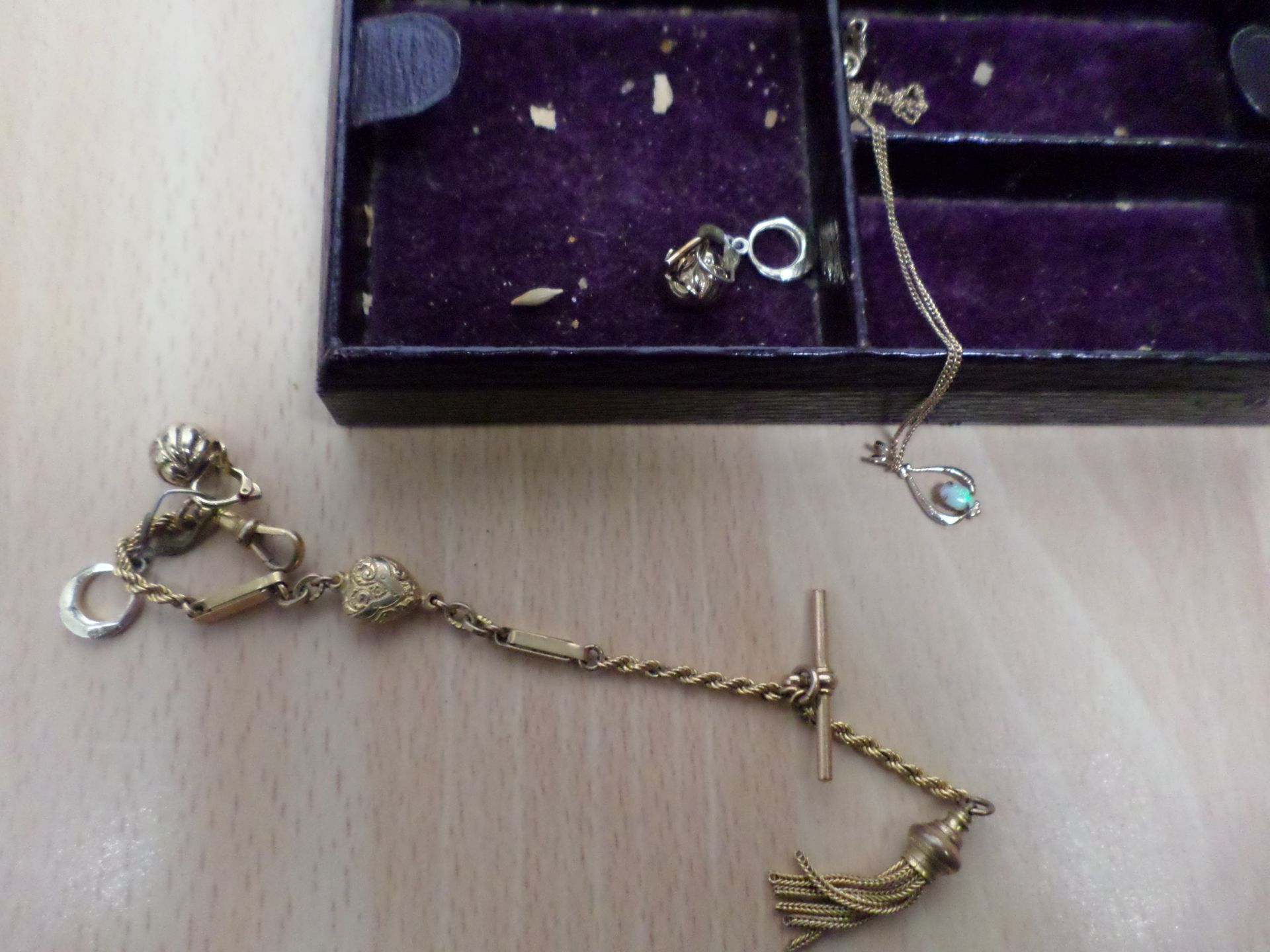 Jewellery box with vintage jewellery - Image 3 of 3