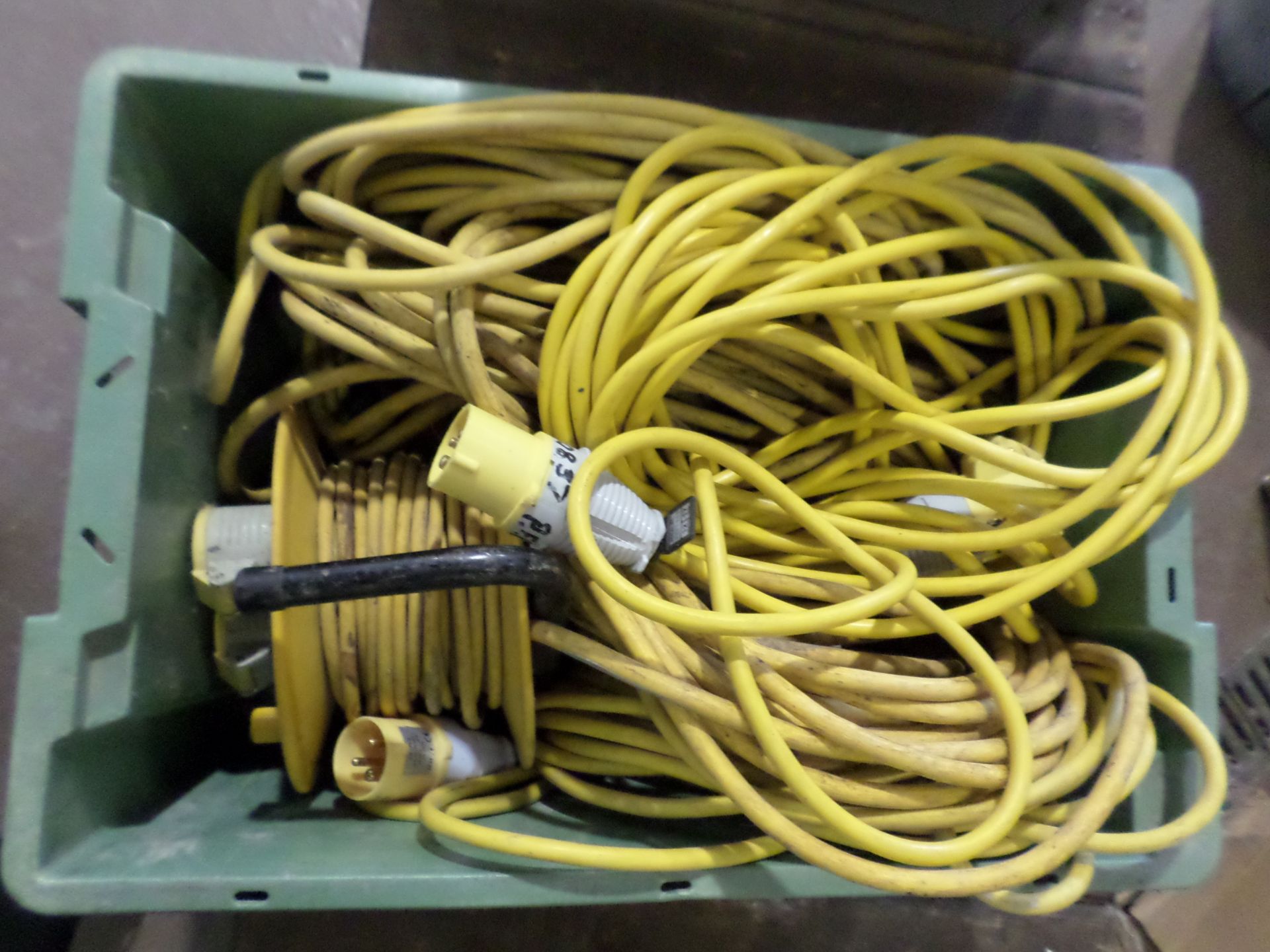 Large quantity of 110v extension cable(s)