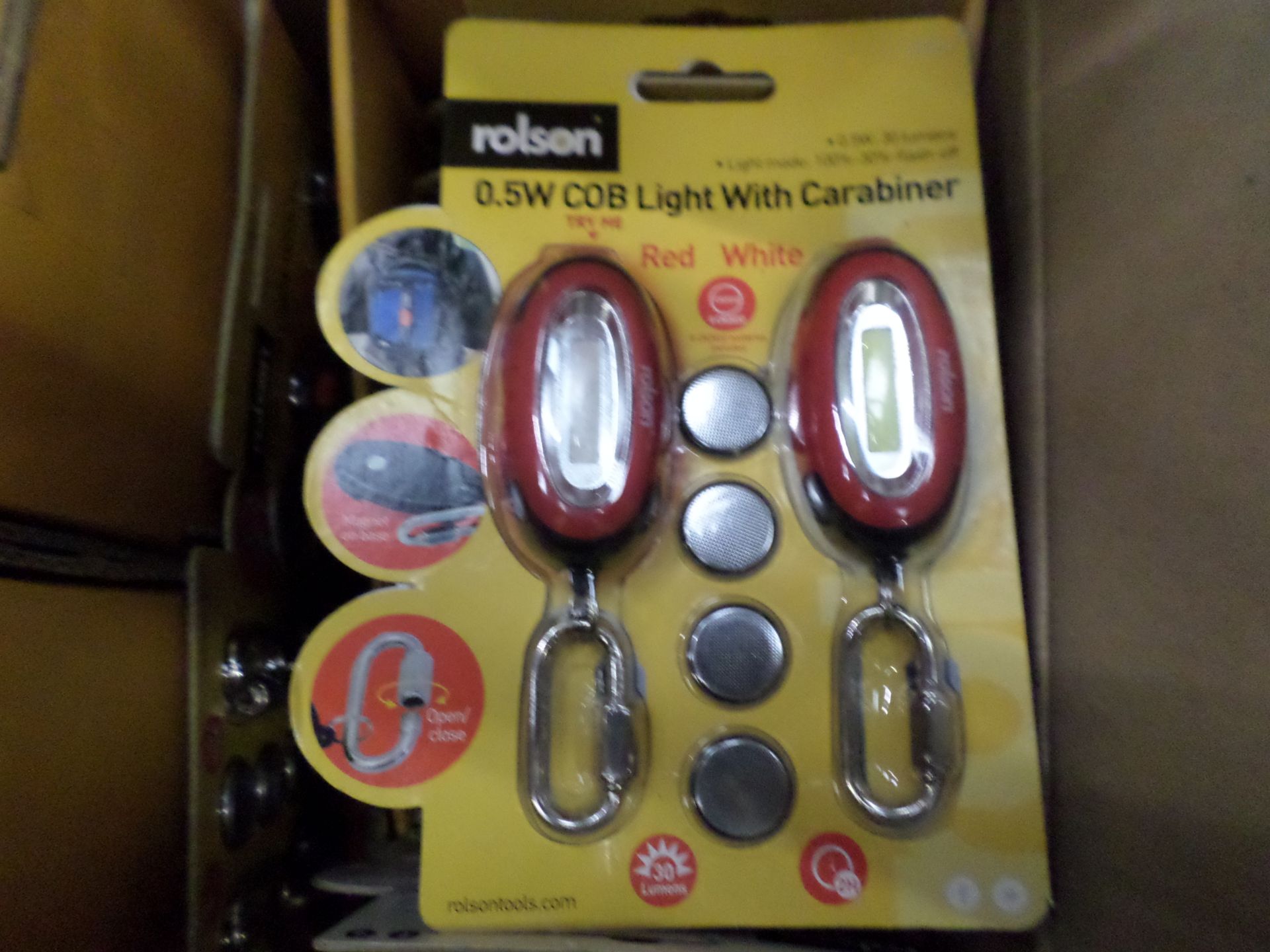 36 unopened carabinier lights