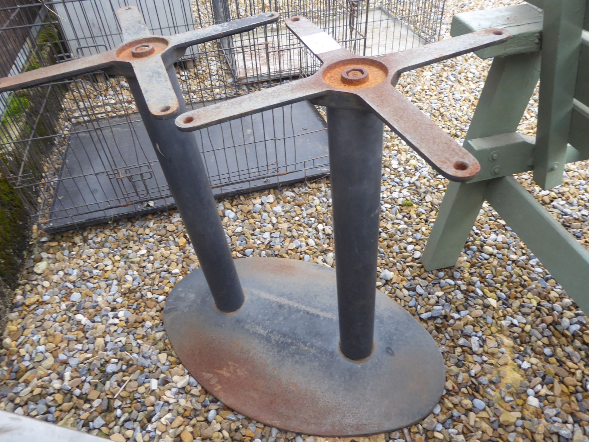 Garden table base