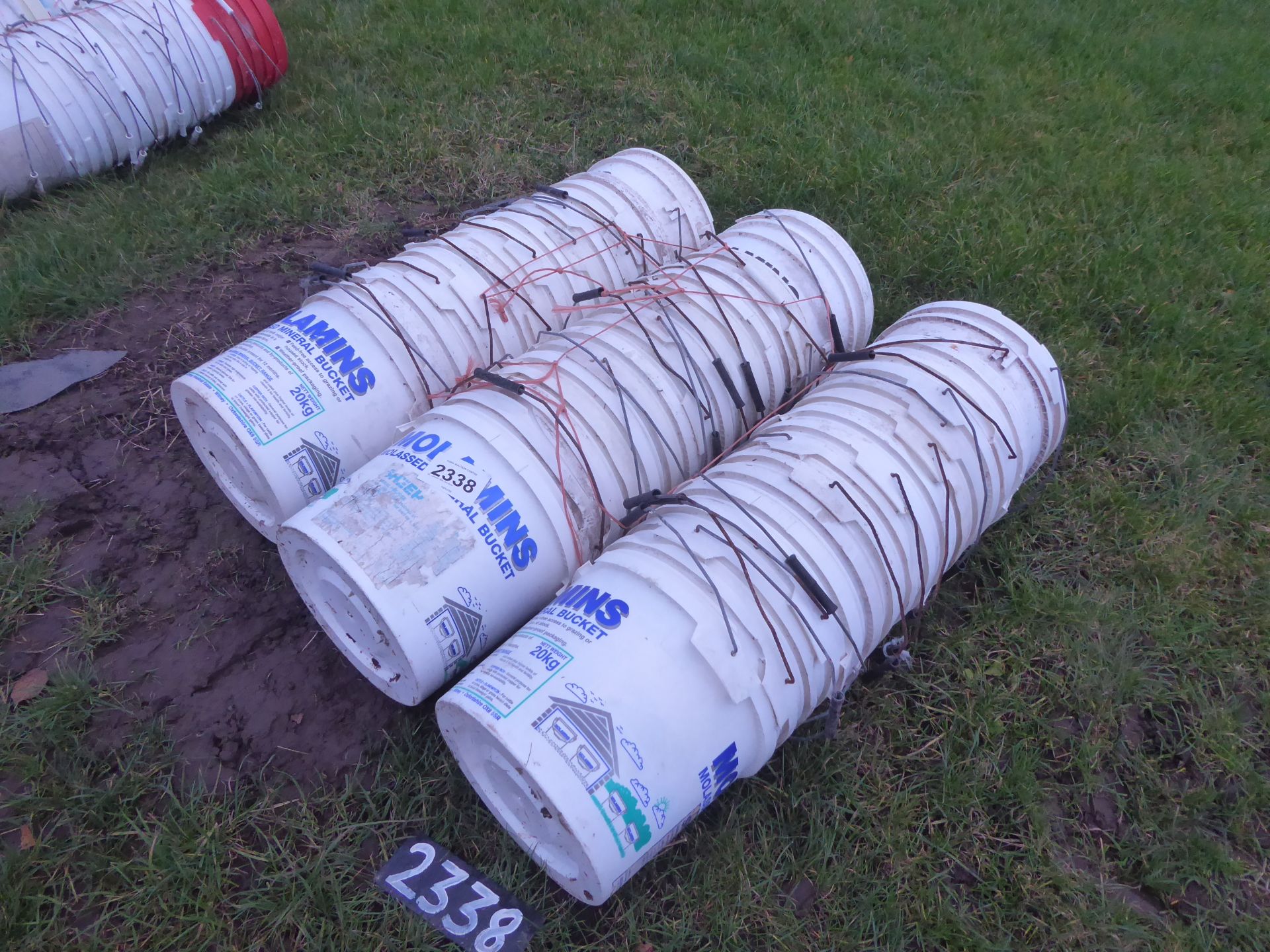 50 x plastic 20ltr buckets