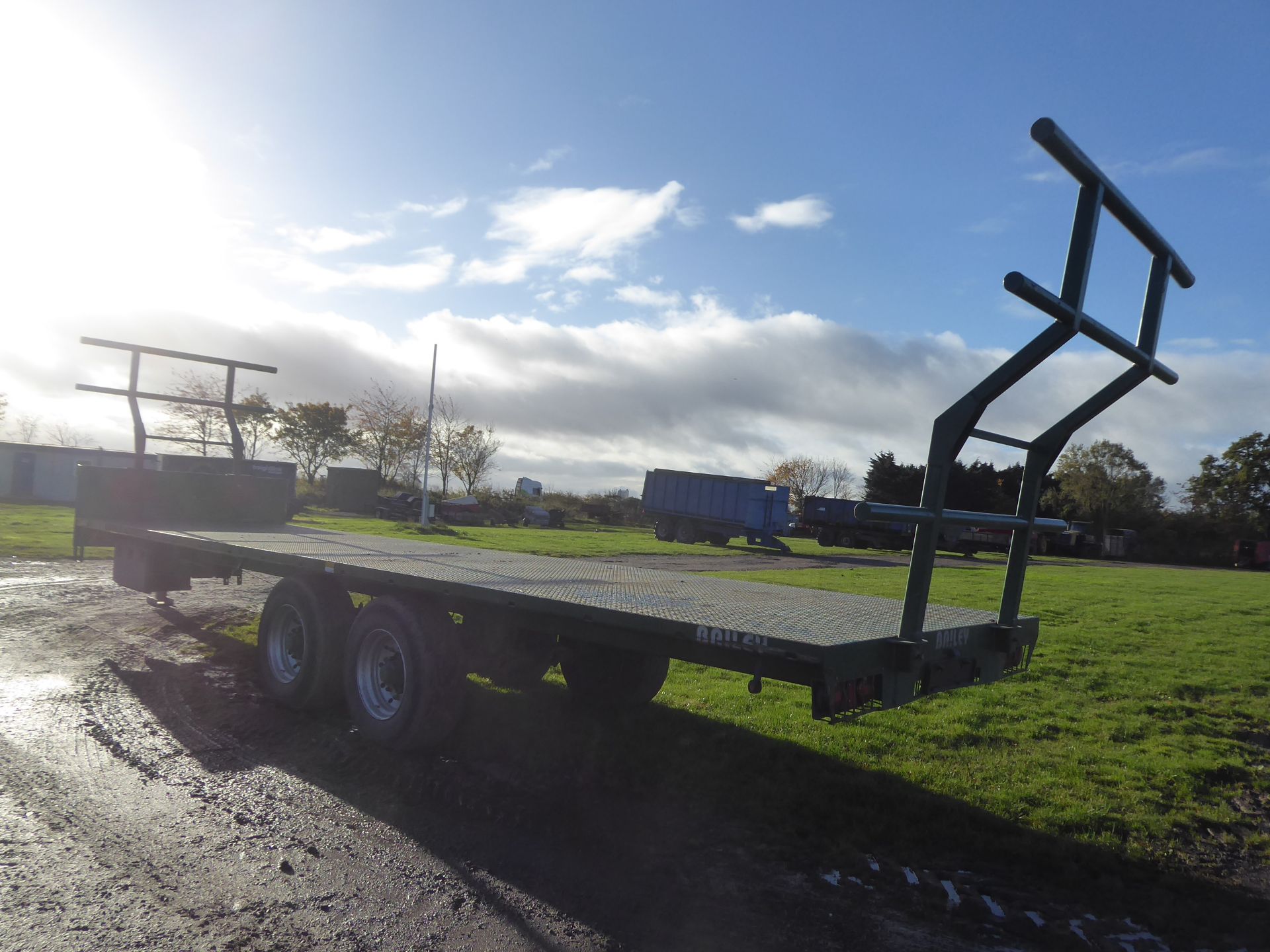 Bailey 32ft bale trailer on commercial axles with sprung drawbar - Image 4 of 4