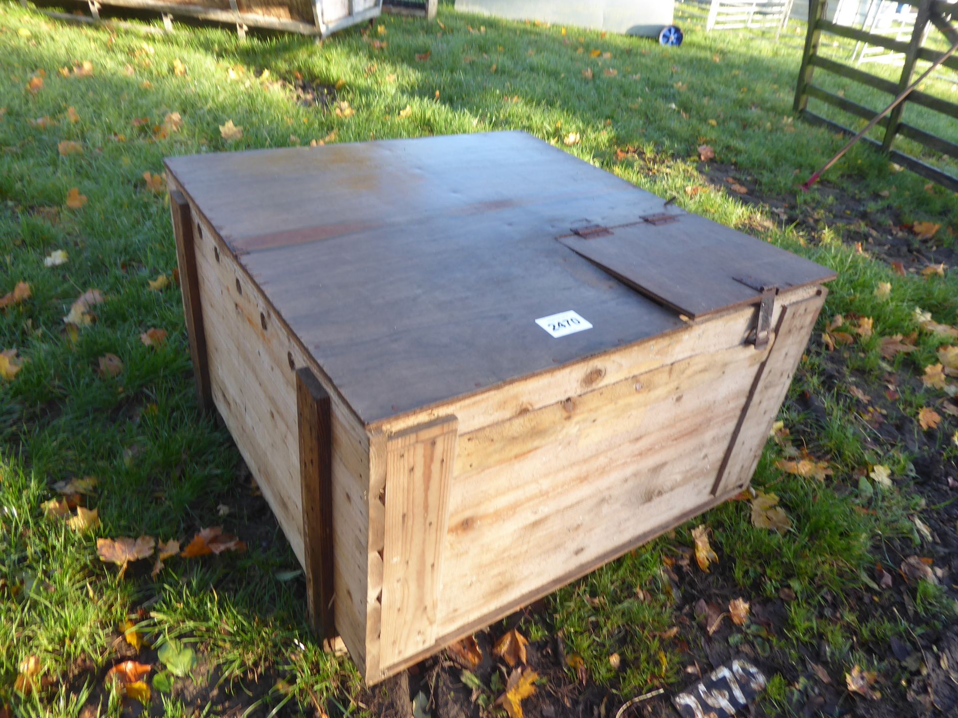 Wooden crate NO VAT