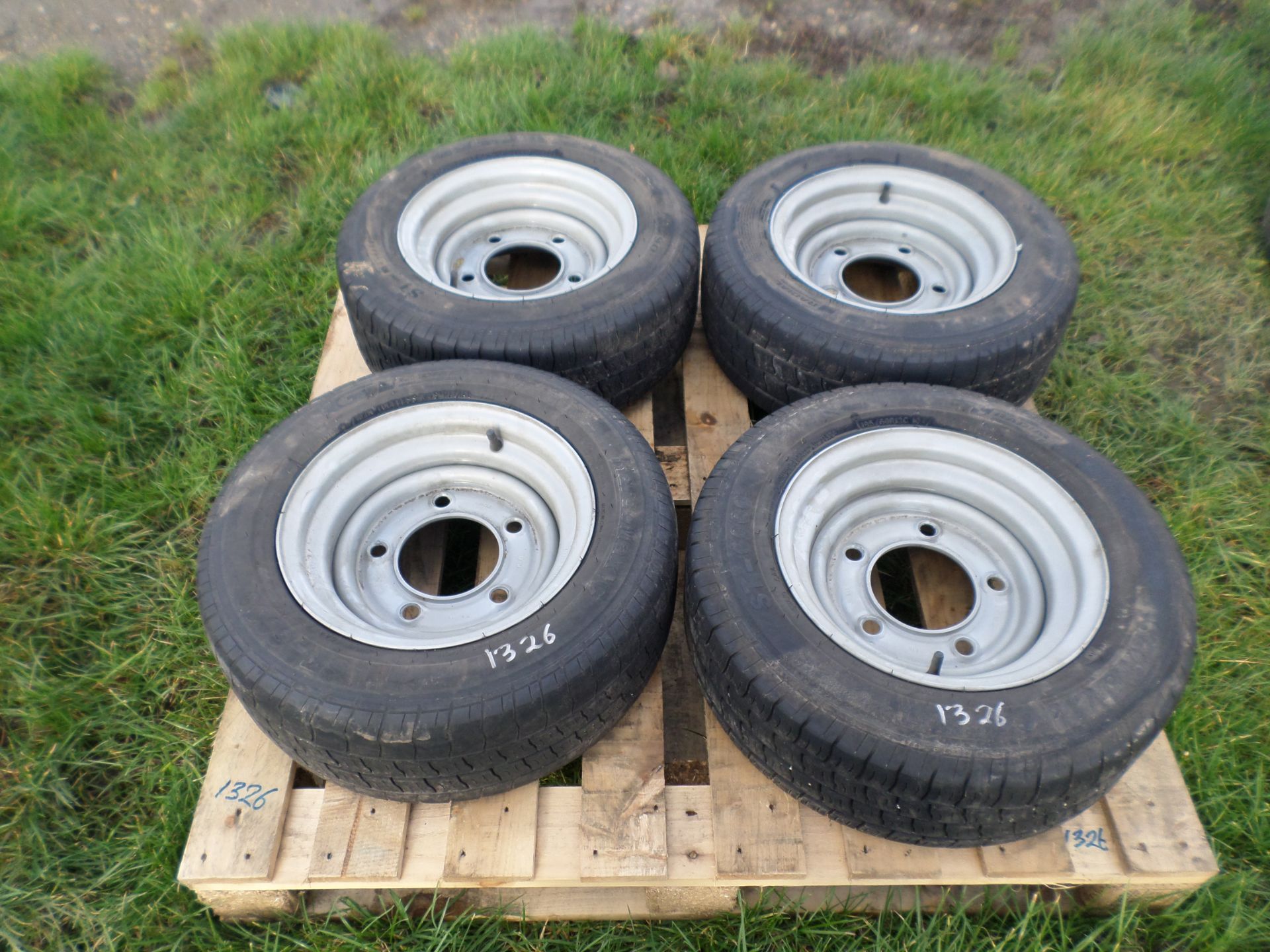 Set of 4 Ifor Williams 195/13 wheels/tyres, 2020