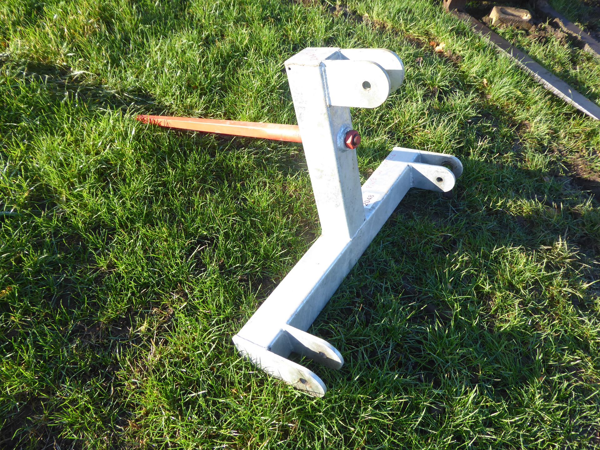 New 3 point linkage galvanised bale spike with new pins NO VAT