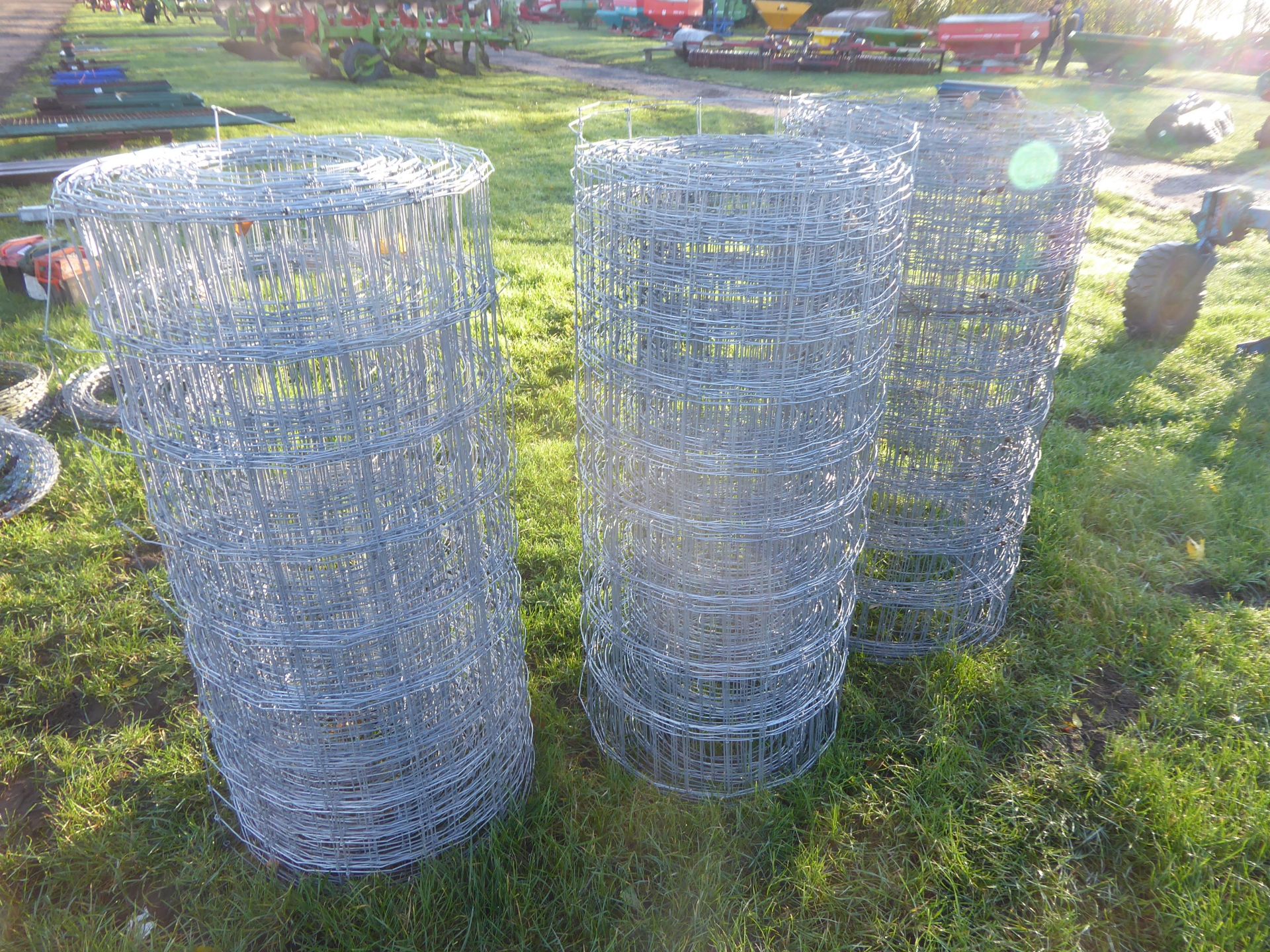 3 rolls of stock fencing wire NO VAT