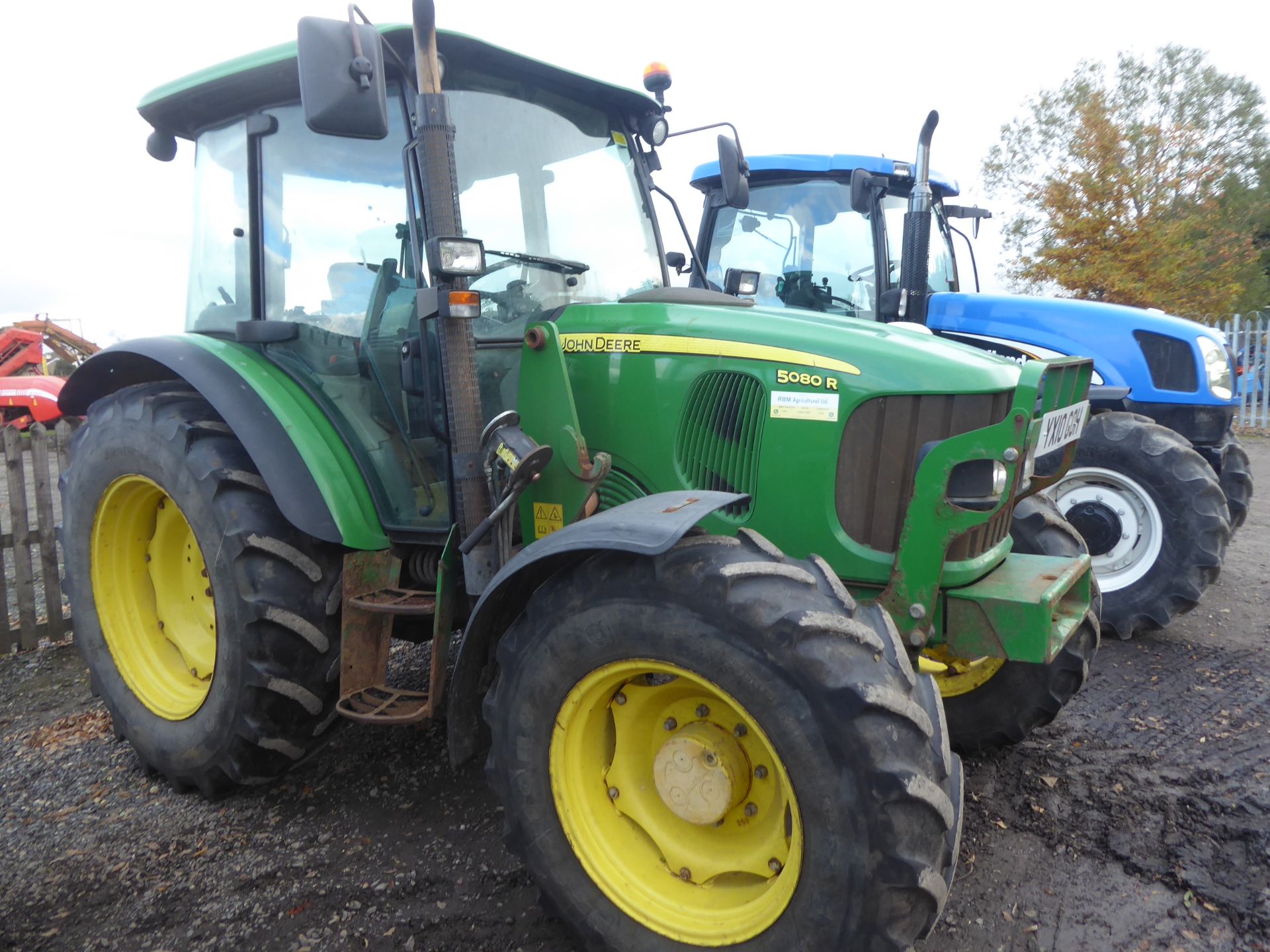 John Deere 5080R tractor, 7251 hours, YX10 GOH, good condition - Image 4 of 7