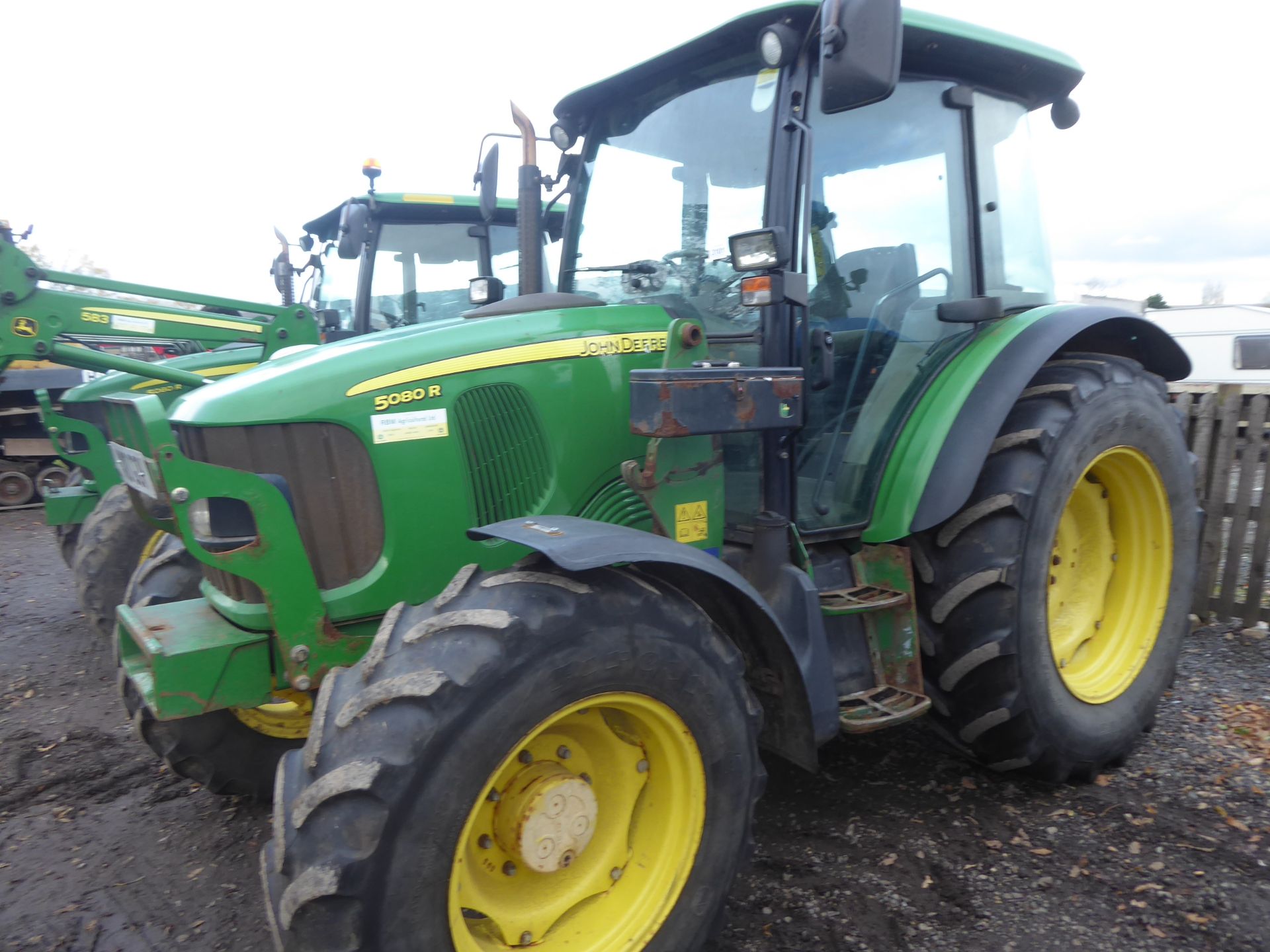 John Deere 5080R tractor, 7251 hours, YX10 GOH, good condition