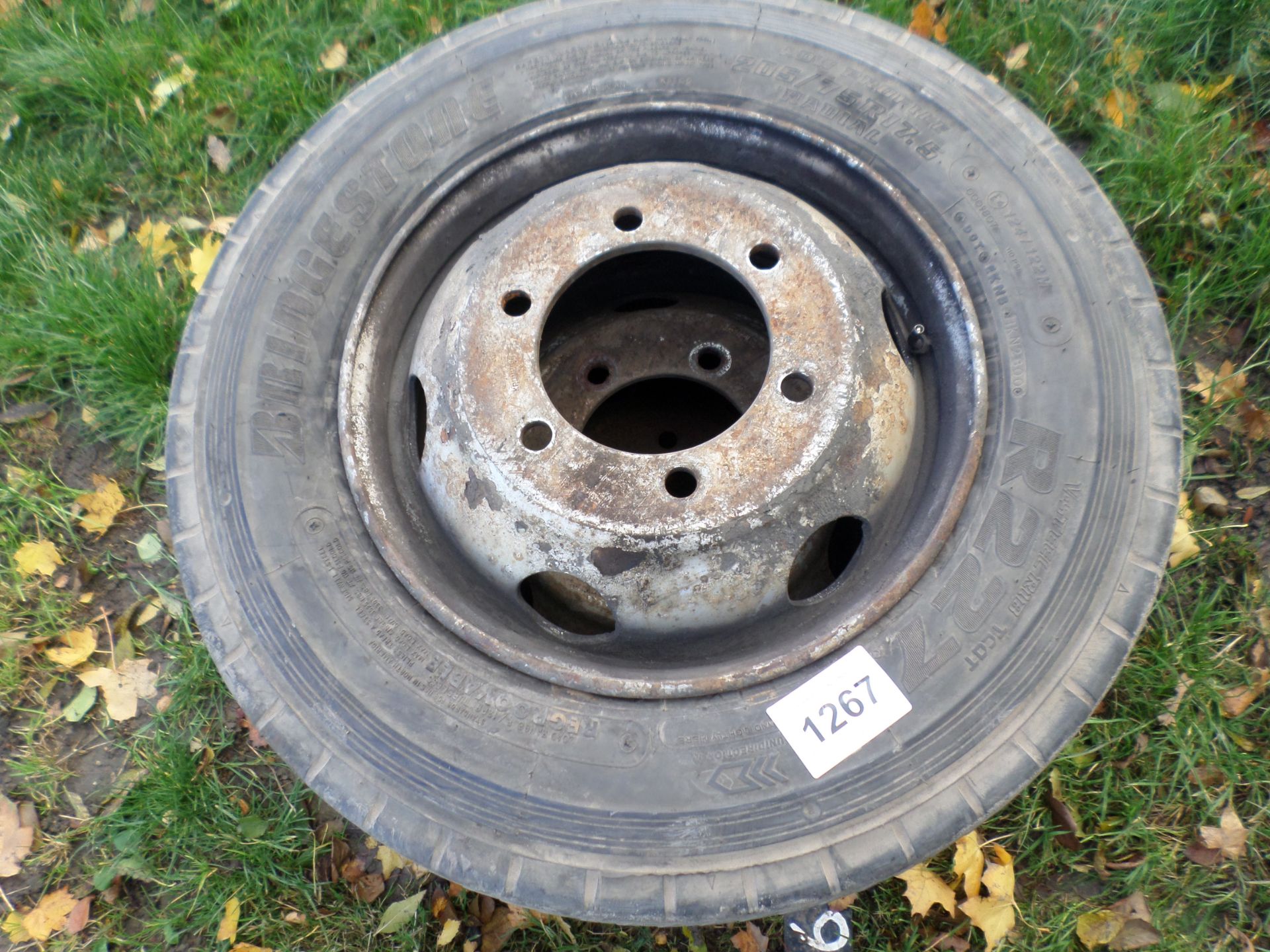 3 wheels/tyres 205/75/17.5 NO VAT - Image 2 of 2