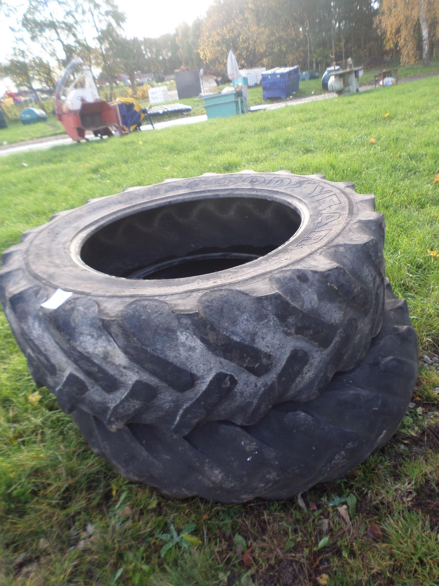 2 x Goodyear 16.9/34 tyres