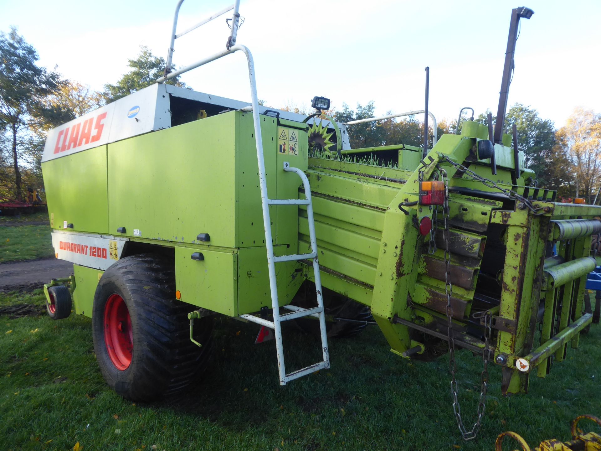 Claas Quadrant 1200 baler, gwo, approx 55,000 bales - Image 3 of 3