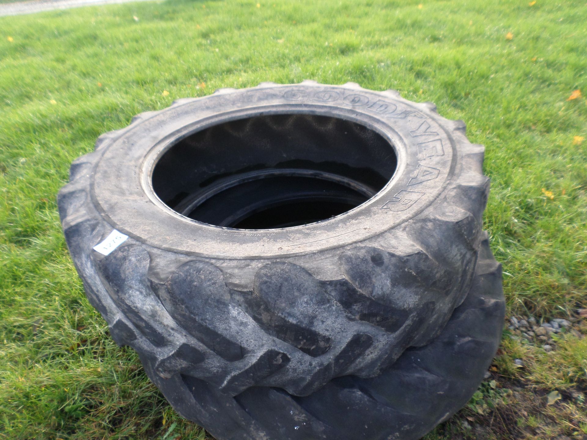 2 x Goodyear 16.9/34 tyres - Image 2 of 2