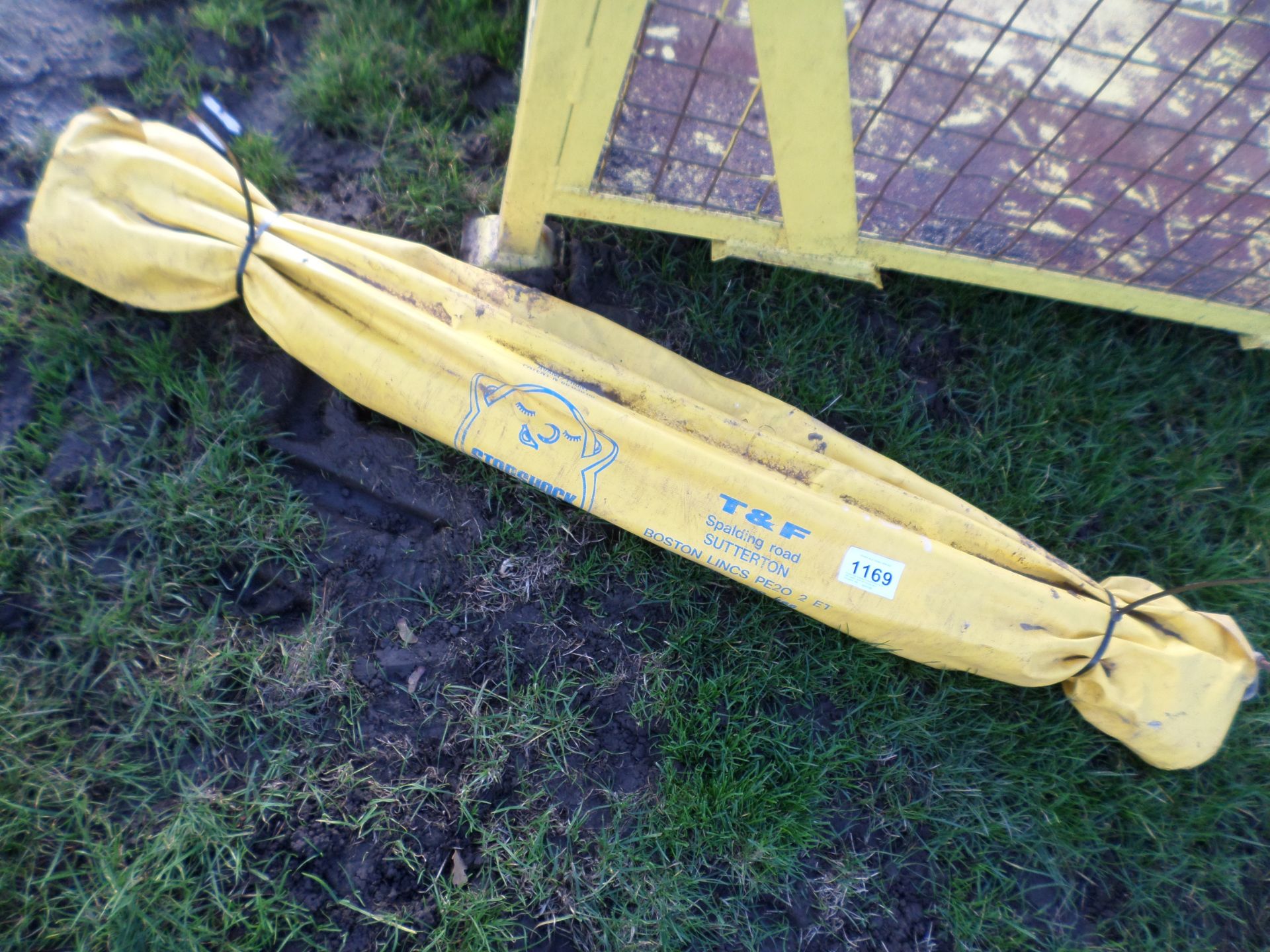 Potato fall breaker trampolines to fit 12T trailer, with all fixings and bungees, vgc NO VAT