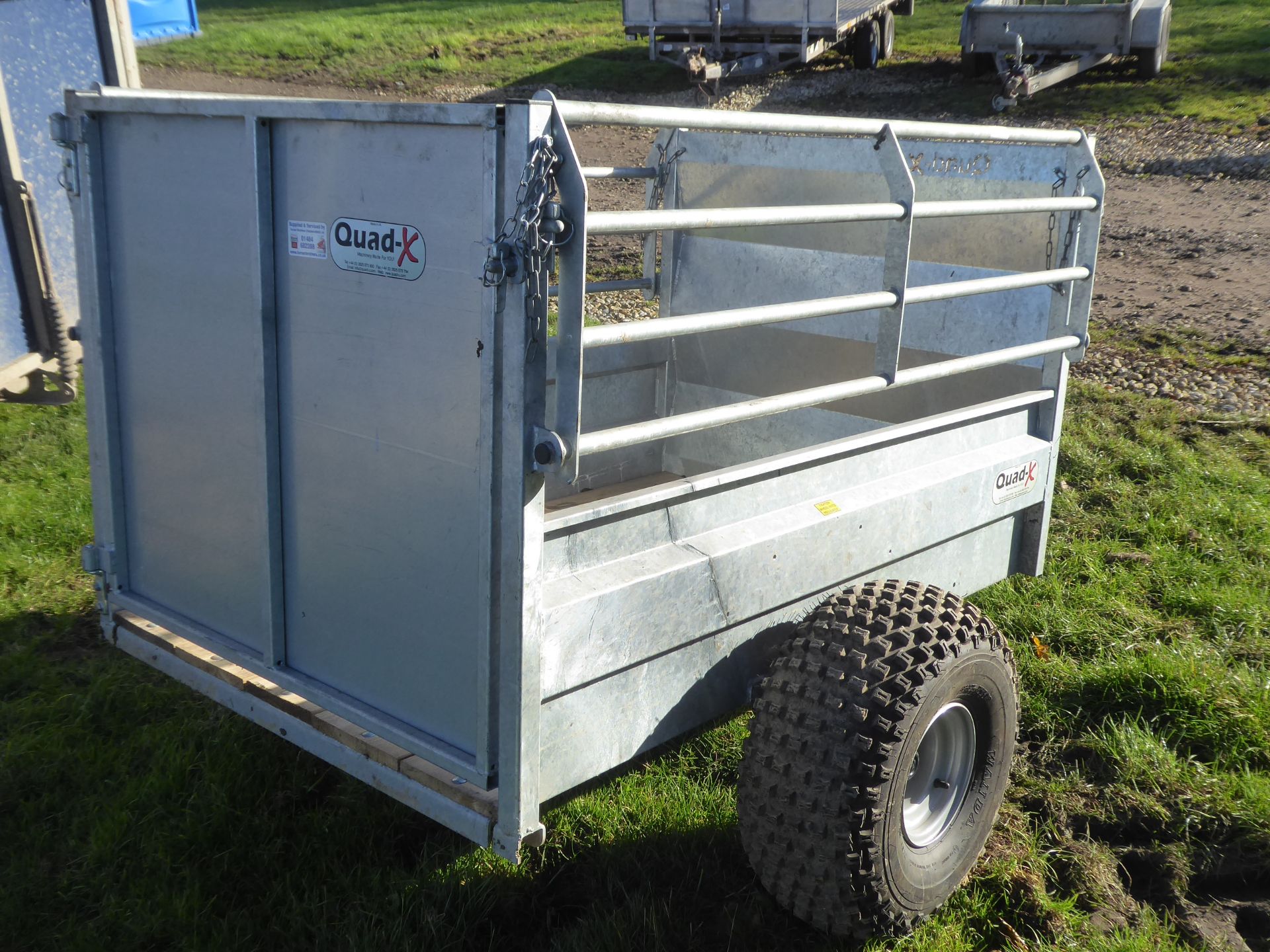 Quad X sheep trailer, folding sides, brand new - Image 3 of 3