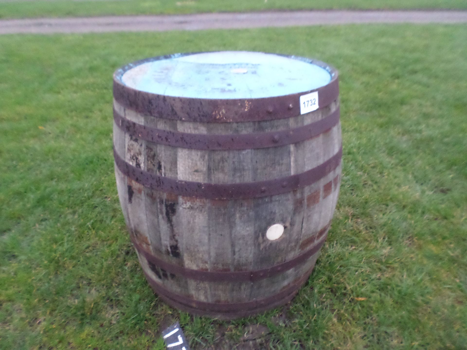 Rustic old oak barrel NO VAT