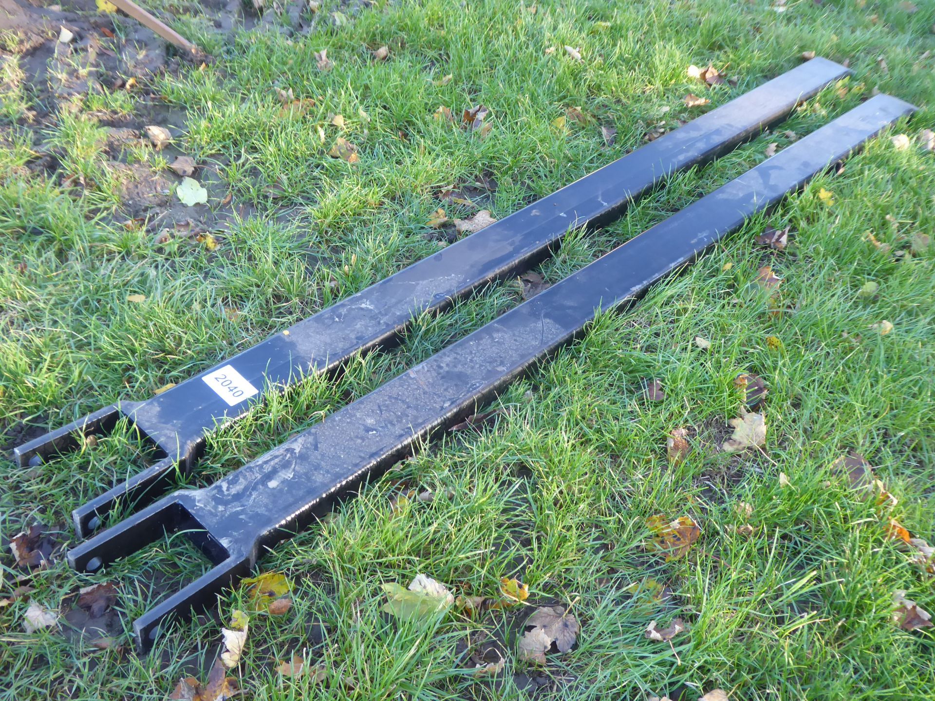 Pair of new 8ft pallet fork extension tines