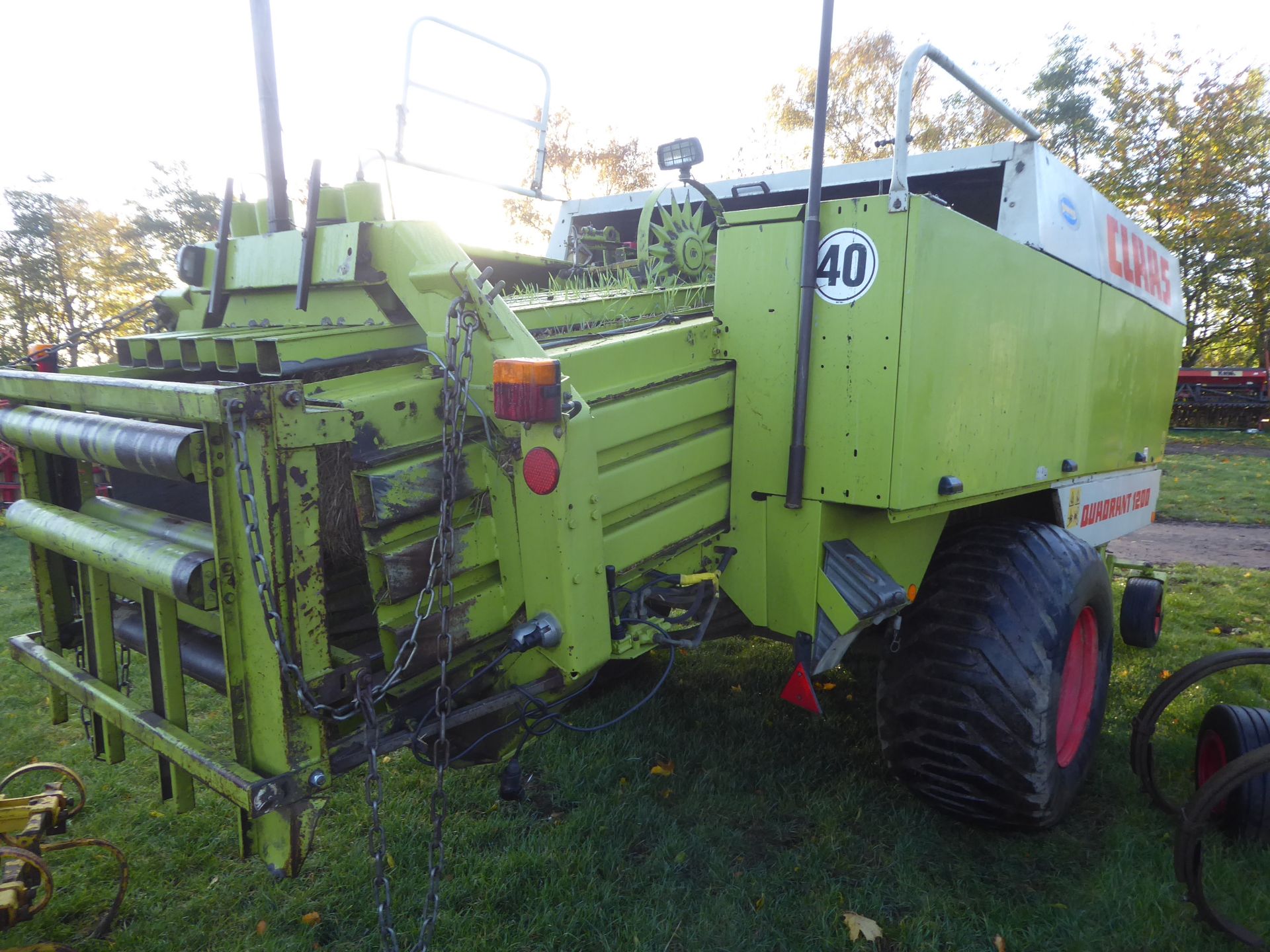 Claas Quadrant 1200 baler, gwo, approx 55,000 bales - Image 2 of 3