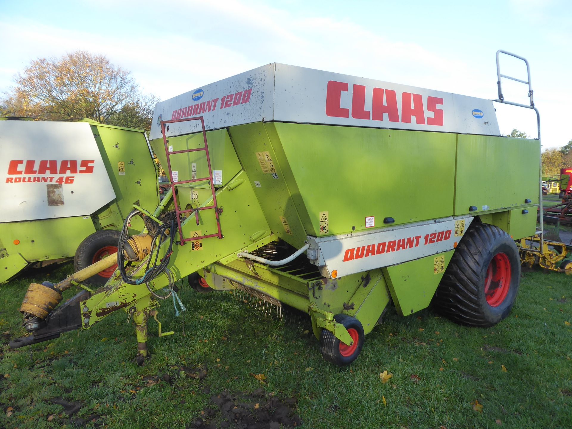 Claas Quadrant 1200 baler, gwo, approx 55,000 bales