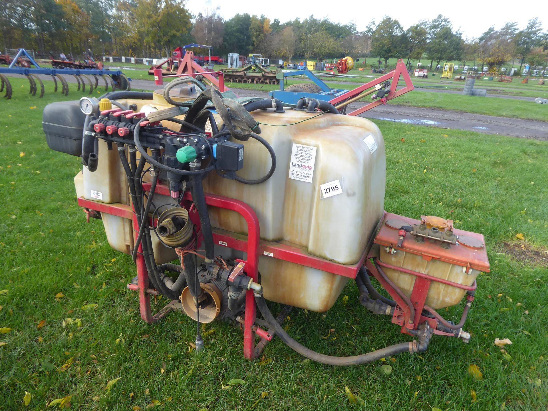 Landquip 6m tractor sprayer