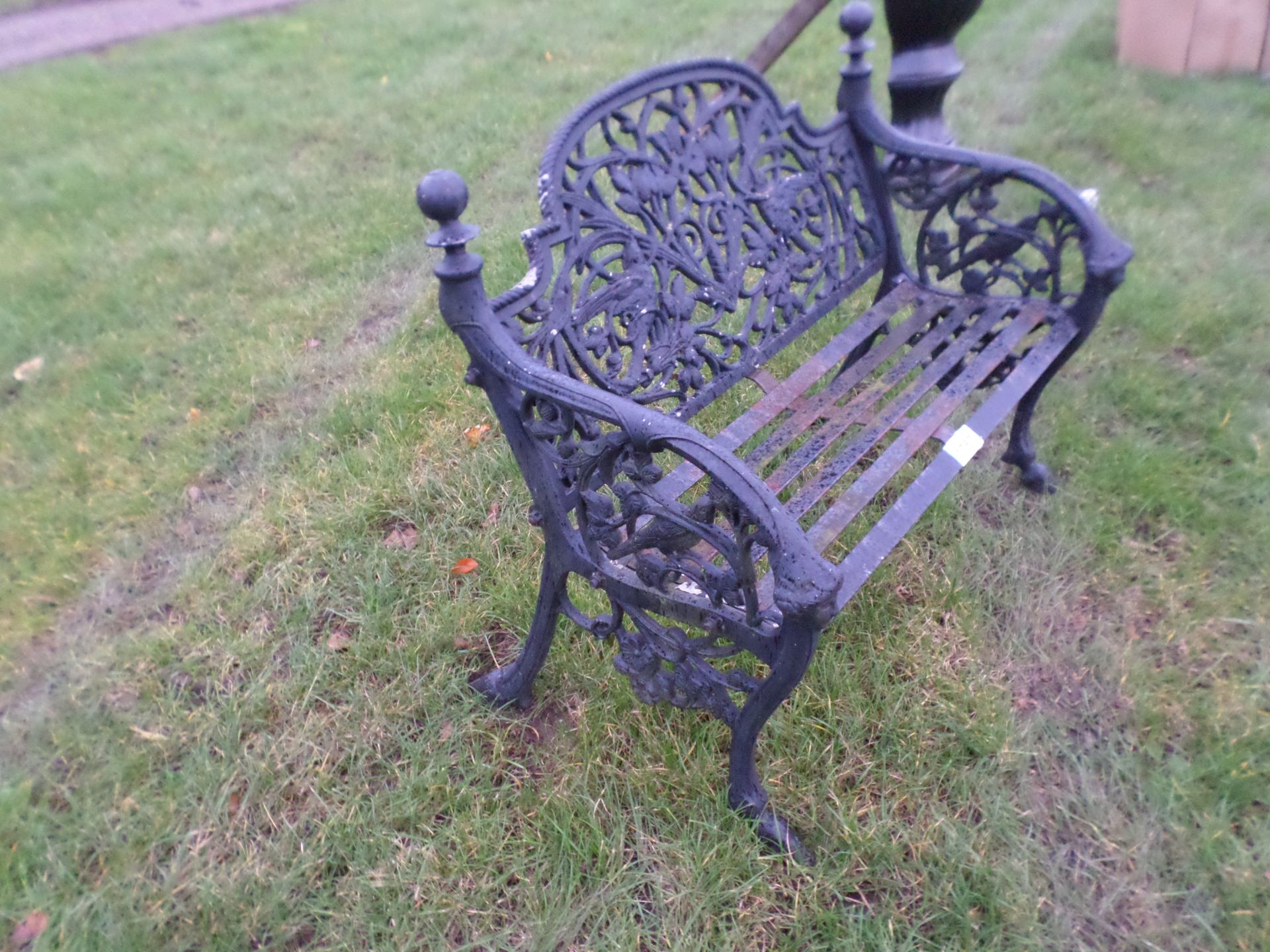 Iron bench NO VAT - Image 2 of 2