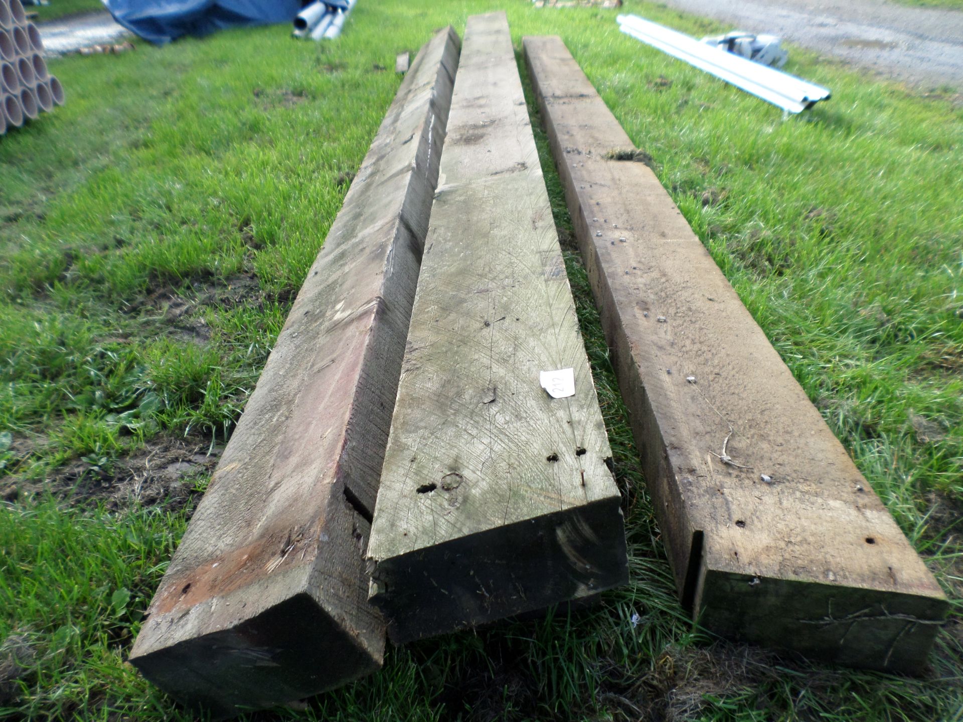 5 x 12"x6"x19ft tanalised timbers