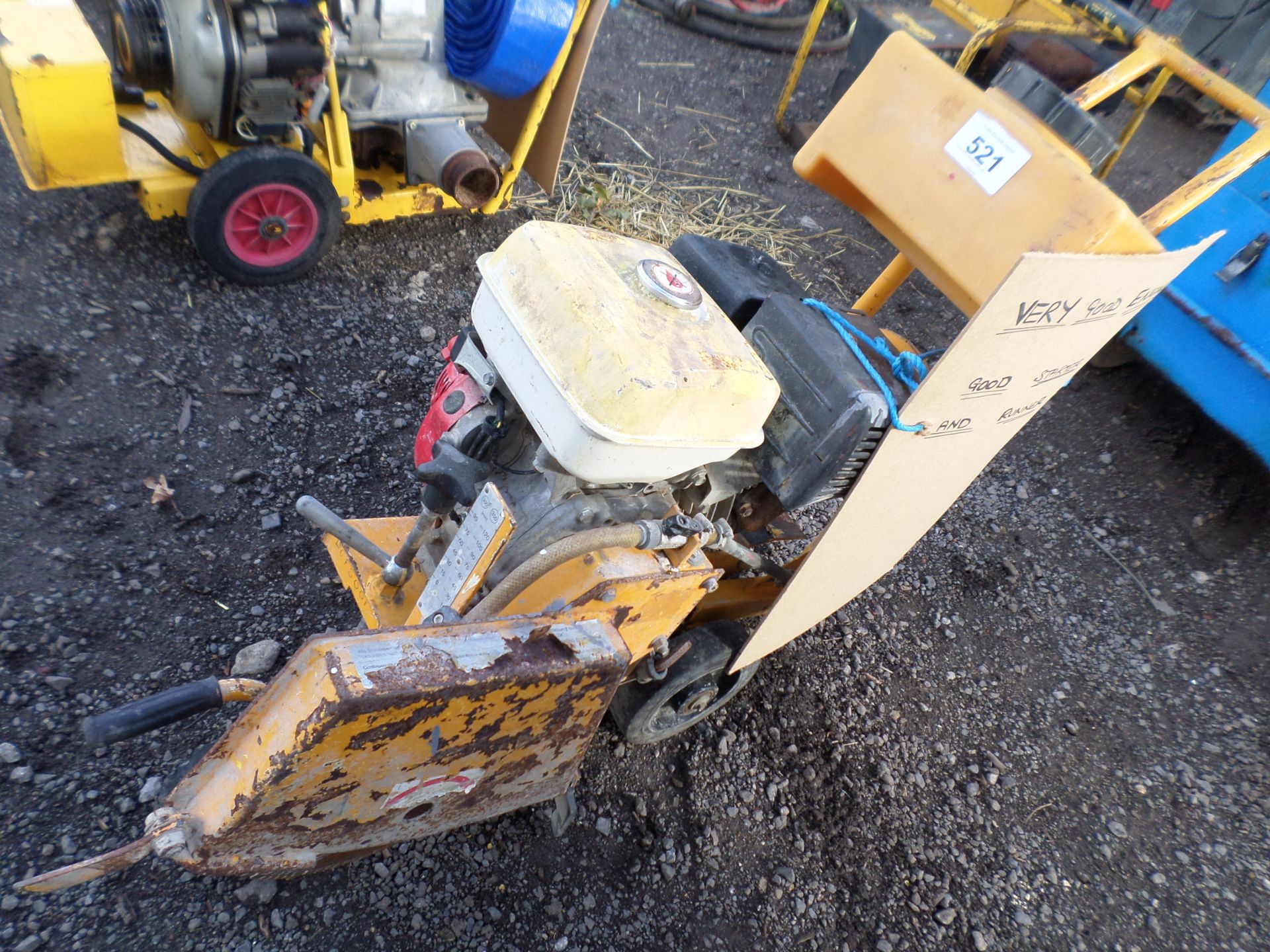 Honda 9HP concrete cutter vgc NO VAT