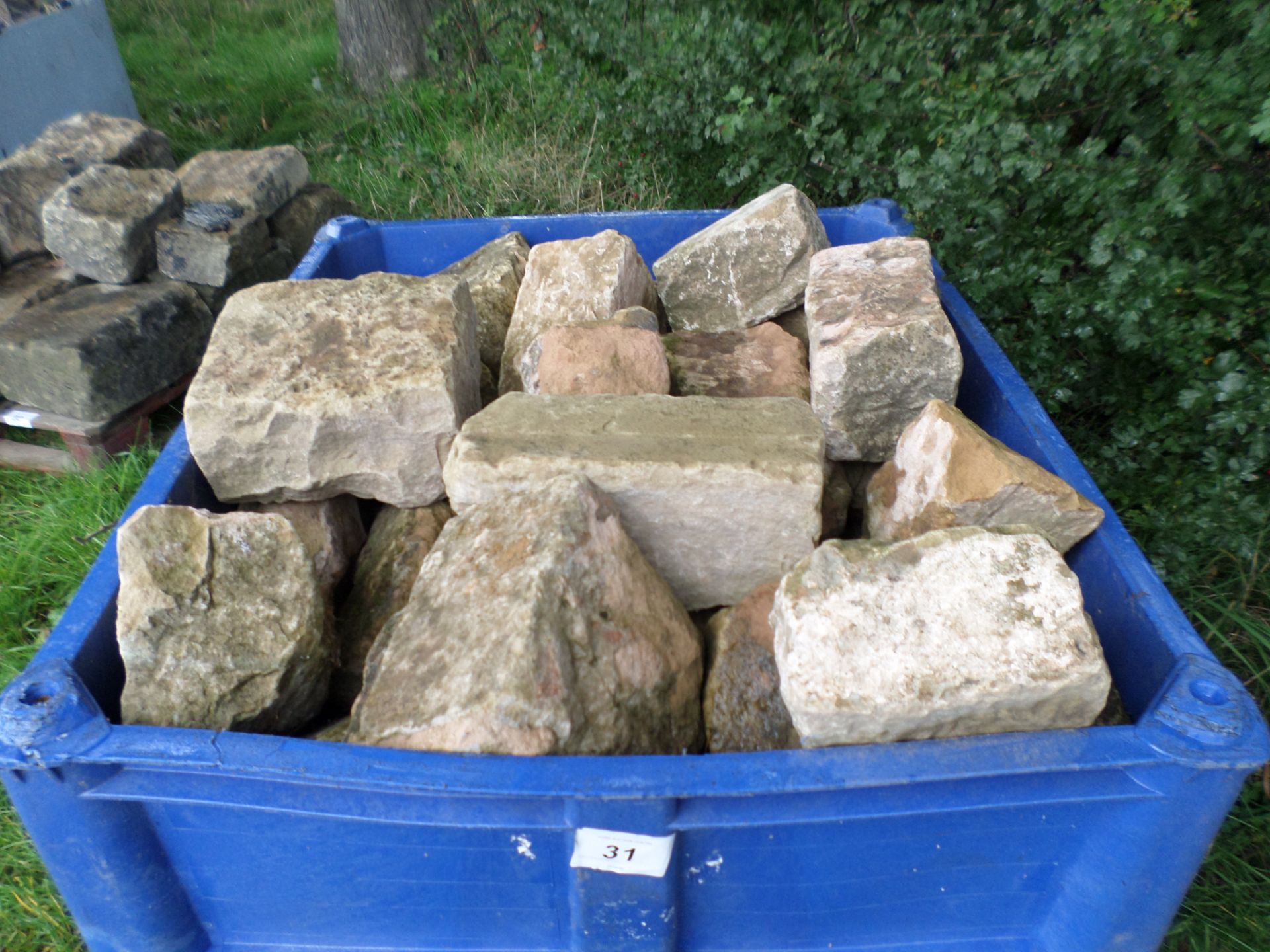 Pallet of building stone