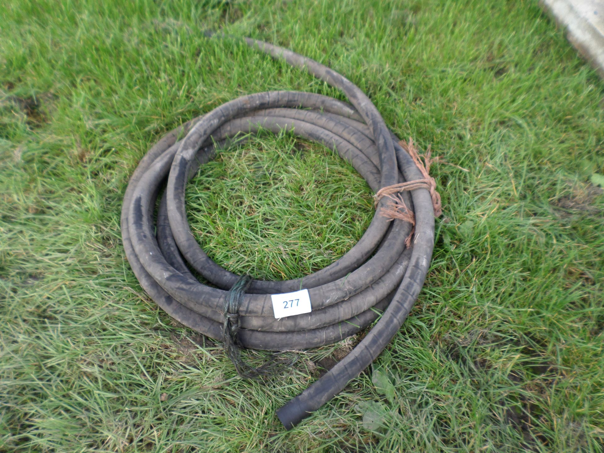 Roll of rubber pipe