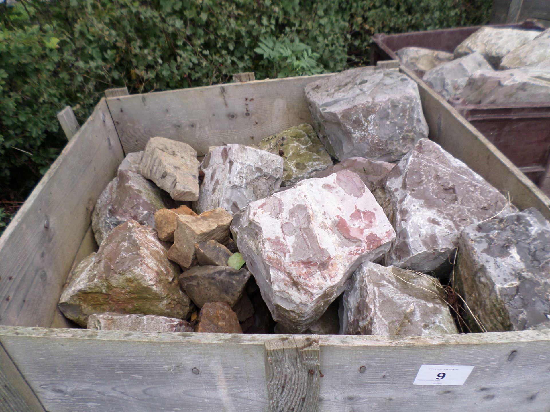 Pallet of building stone