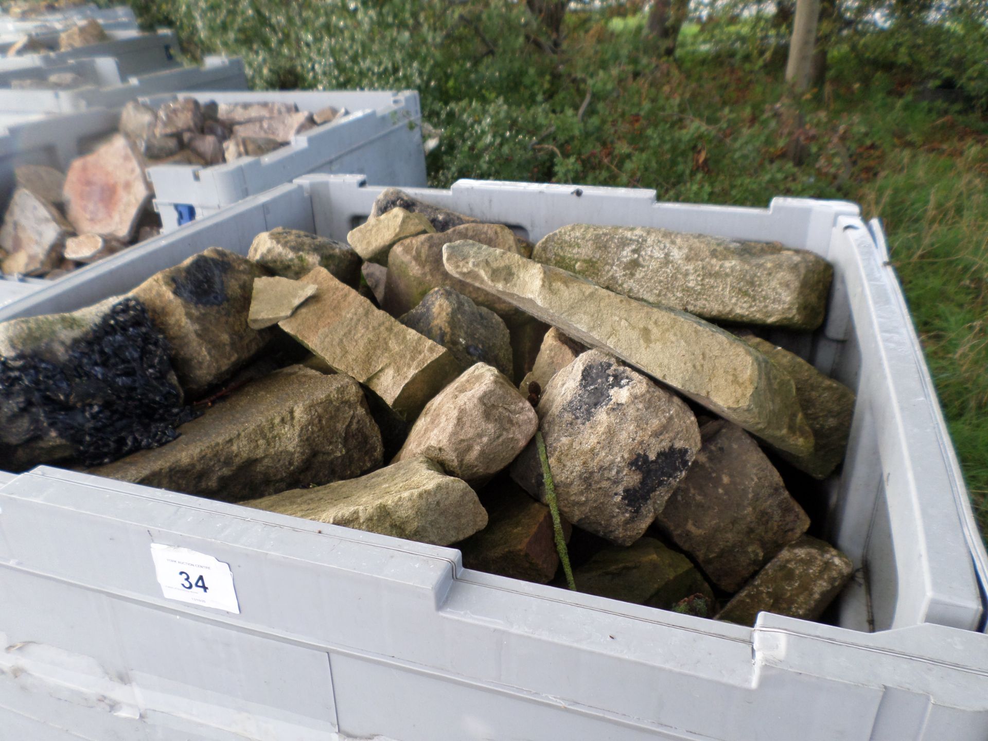 Pallet of building stone